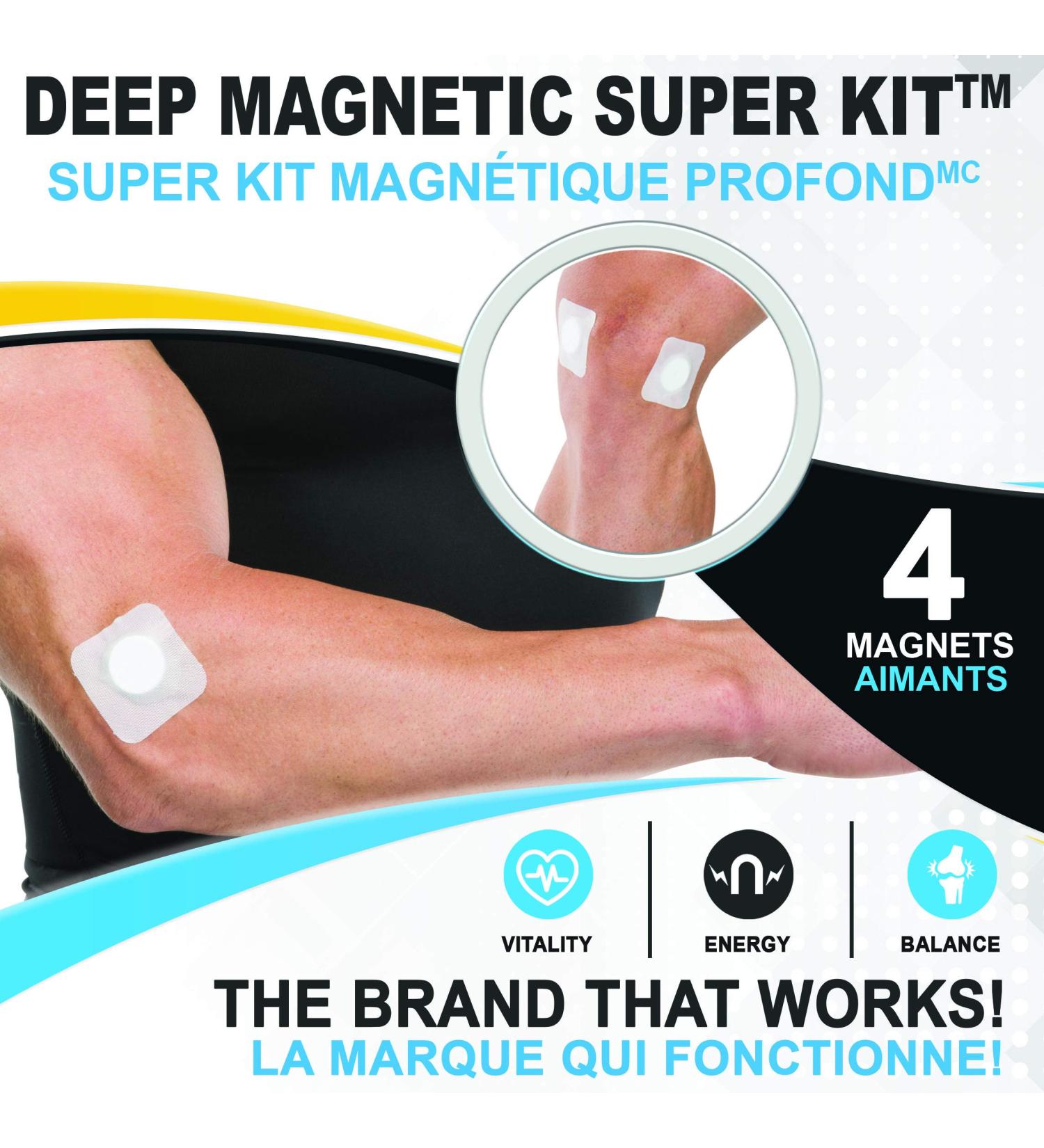 Serenity2000 Deep Magnetic Therapy Spot Magnet Super Kit - 4 Powerful Magnets | 10,000 Gauss | 4 Count - Buy Online on GoSupps.com