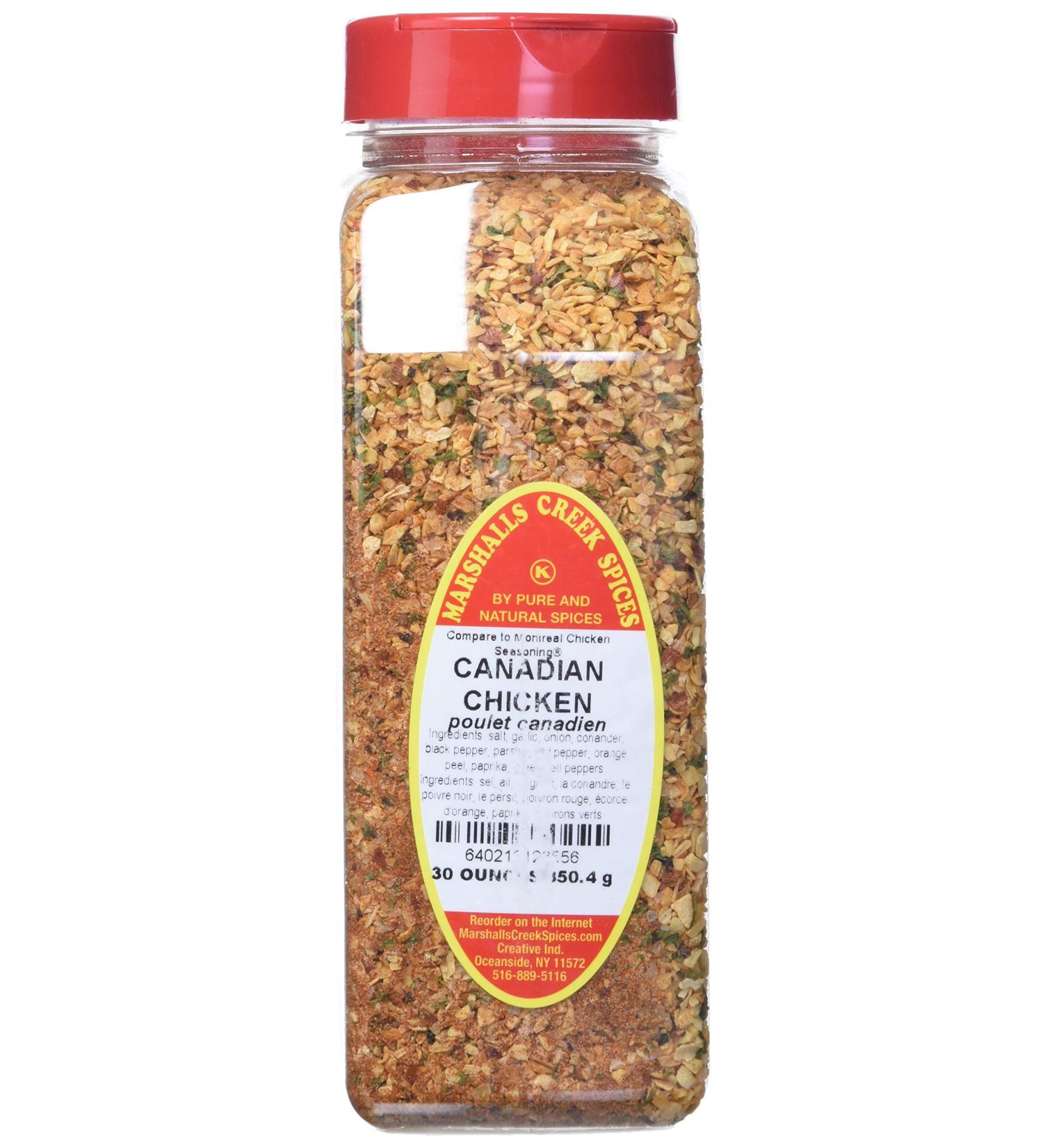 Marshalls Creek Spices Seasoning Canadian Chicken XL Size 30 Ounce - Buy Online on GoSupps.com