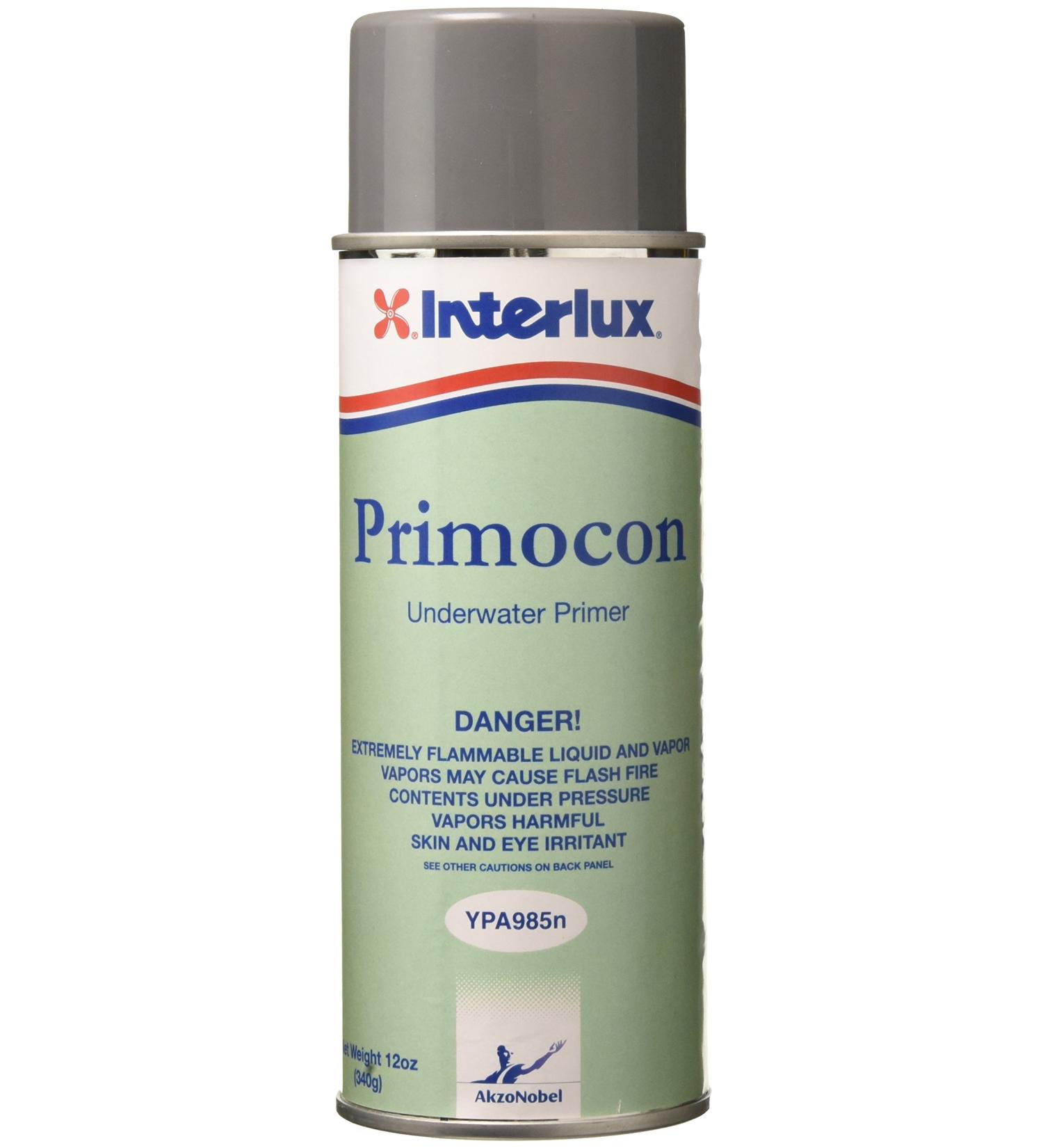 Interlux YPA985N/16 Primocon Aerosol Primer - 16 oz. | Professional Grade Rust-Inhibiting Primer - Buy Online on GoSupps.com