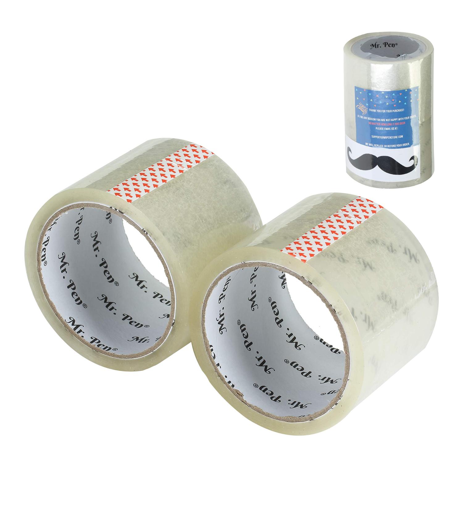 Mr. Pen- 3 inch Packing Tape  2 Pack  Wide Tape  45 Yards  1.9mil  No Smell  3 inch Tape  Shipping Tape  Packaging Tape  Packing Tape Rolls  Clear Packing Tape  Moving Tape  Packing Tape Refill - Buy Online on GoSupps.com