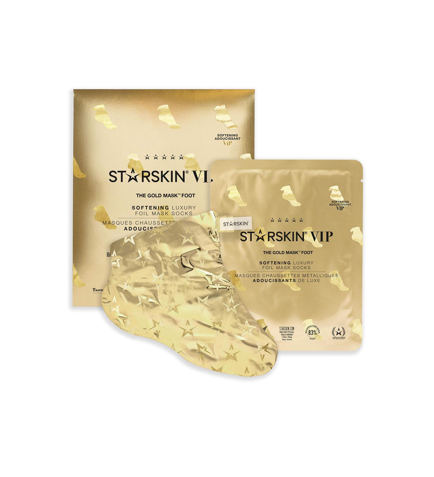 STARSKIN The Gold Foot Mask 16 g Softening Foil Mask Socks