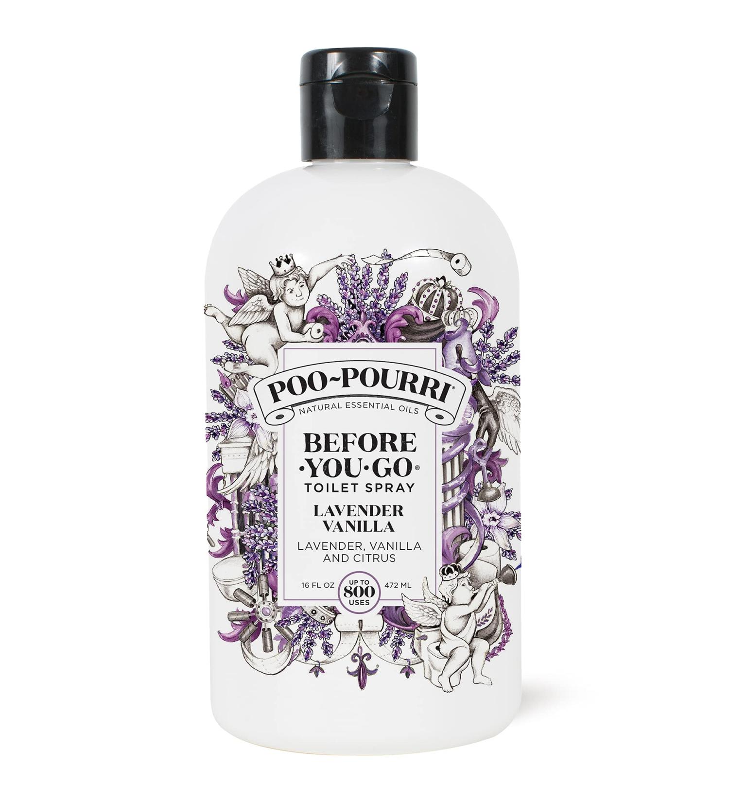 Poo-Pourri Lavender Vanilla Toilet Spray Refill - 16 Fl Oz Bottle | Citrus Scent, Pack of 1 - Buy Online on GoSupps.com