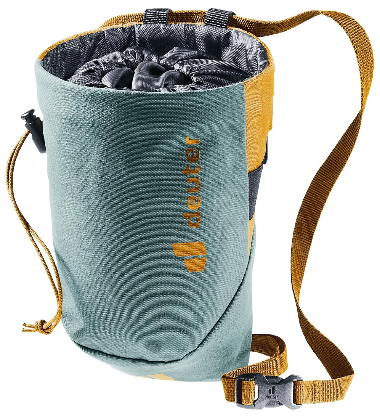 deuter Gravity Chalk Bag II L chalk bag teal-cinnamon