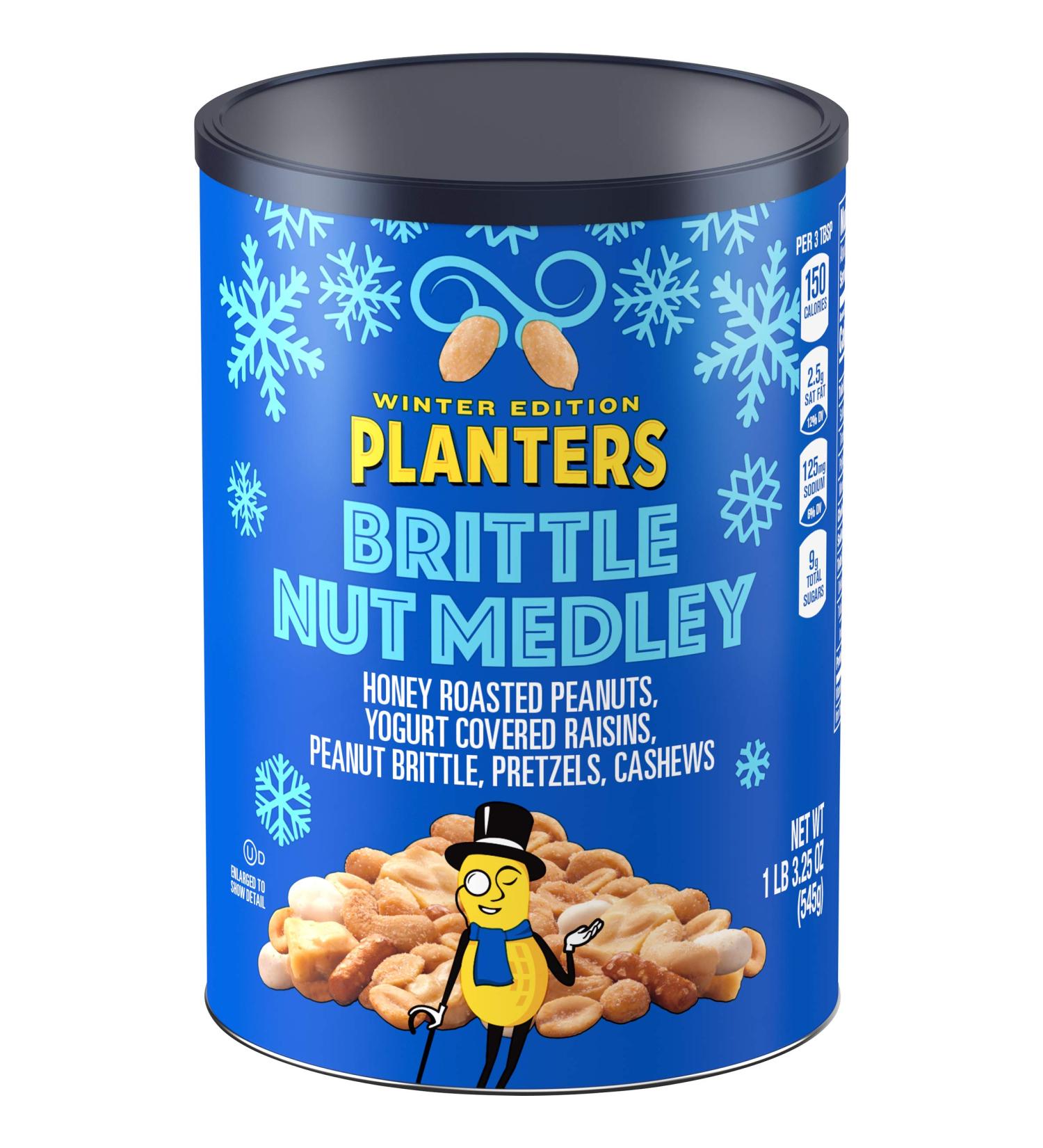Planters Brittle Nut Medley - 19.25oz Canister - Buy Online on GoSupps.com