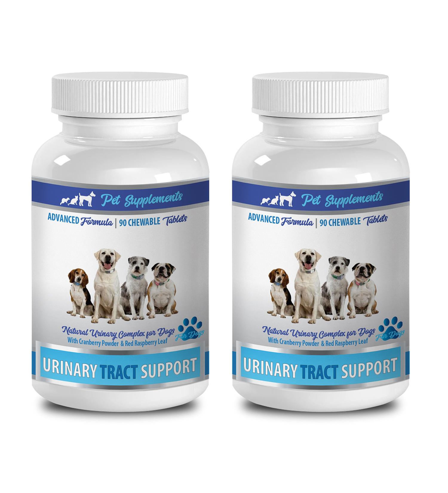 PET SUPPLEMENTS Dog Bladder Health - Urinary Tract Support - for Dogs - Advanced Complex - CHEWABLE - Dog Urinary Cranberry - 2 Bottle (180 Chews) - Buy Online on GoSupps.com