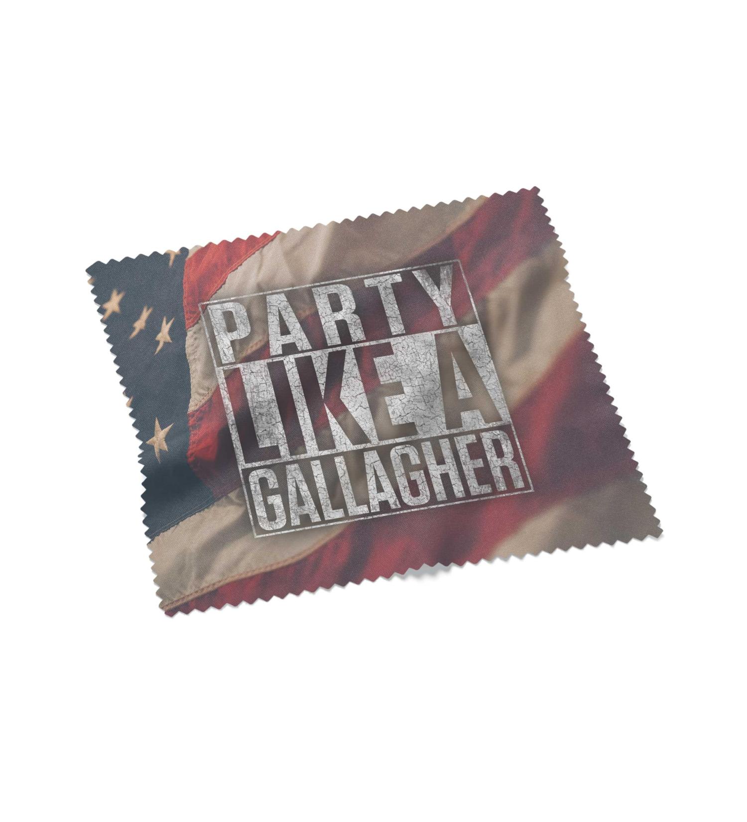 Urban Backwoods Party Like A Gallagher Microfiber Cloth - Glasses Cleaning Cloth