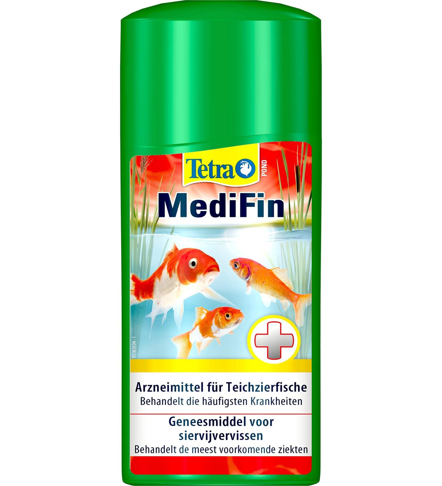 Tetra Pond Medifin 500ml - Effective Disease Treatment & Prevention for Pond Fish - International Shipping Available - Buy Online on GoSupps.com