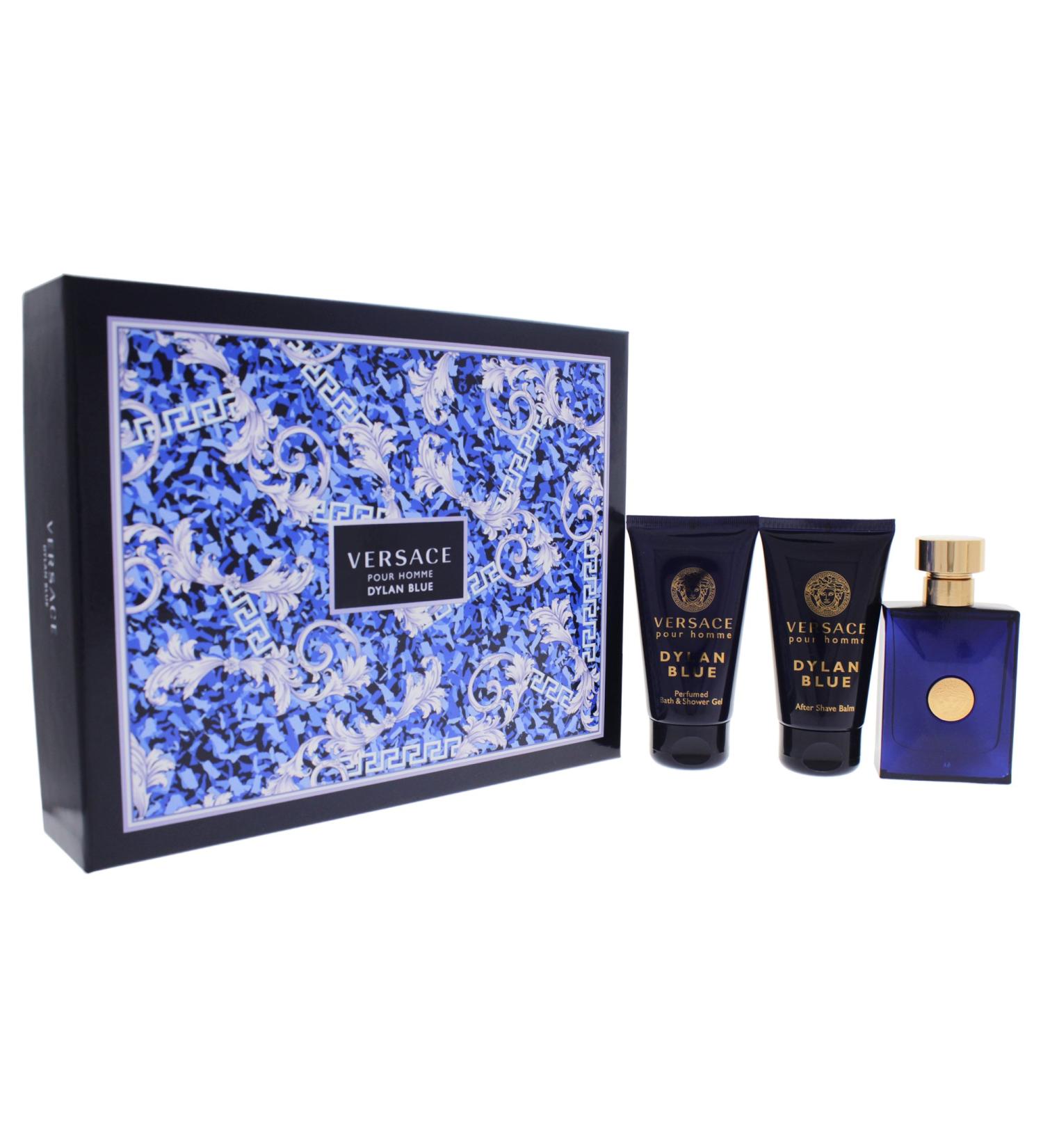 Versace 3 Piece Dylan Blue Eau de Toilette Spray Gift Set for Men