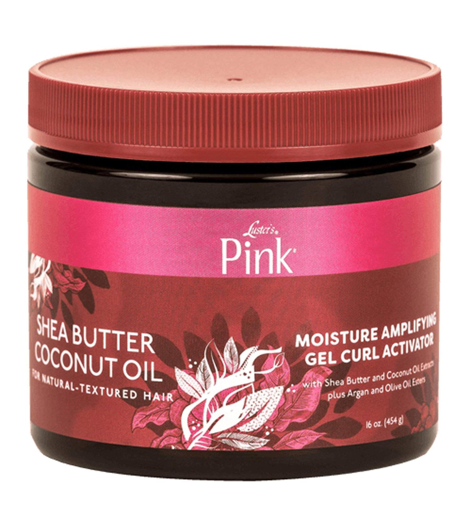 Lusters Shea Butter Coconut Oil Gel Curl Activator 16 Ounce Jar (473ml)