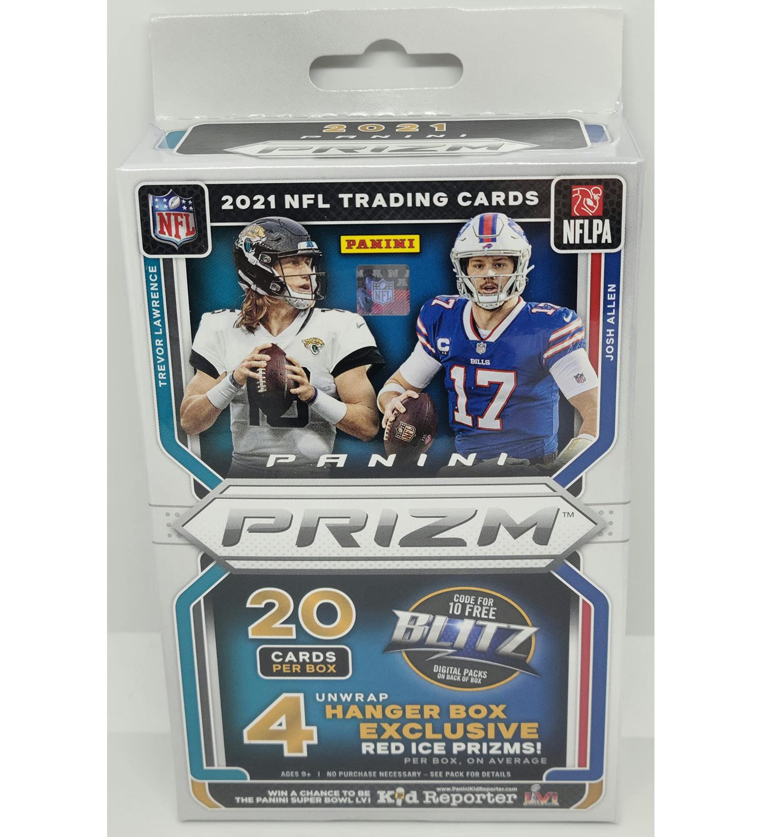 2021 Panini Prizm Football Trading Cards Hanger Box - 20 Cards - Buy Online on GoSupps.com