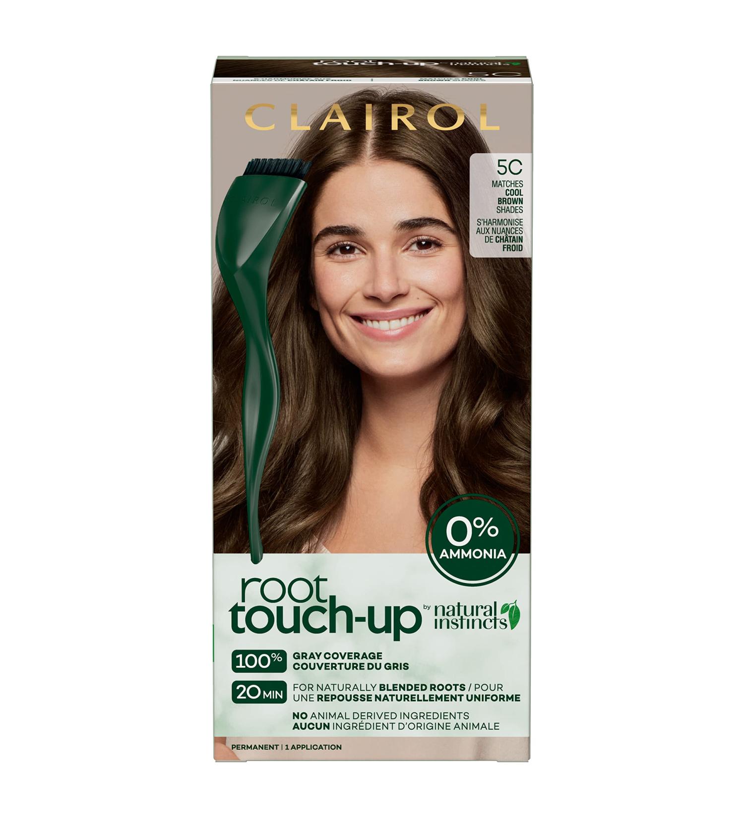 Clairol Root Touch-Up by Natural Instincts 5C Cool Brown Hair Dye 2.72 oz - Pack of 1 - Buy Online on GoSupps.com