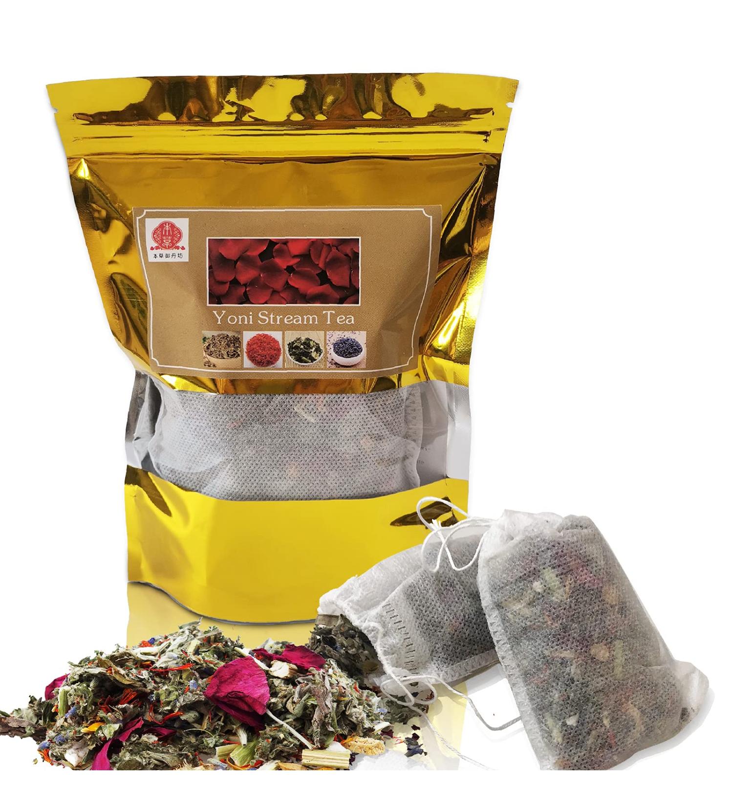 Organic Yoni Steam Herbs for Vaginal Cleansing | V Steam Kit with Filter Bag - 7 Steams for Women - Buy Online on GoSupps.com