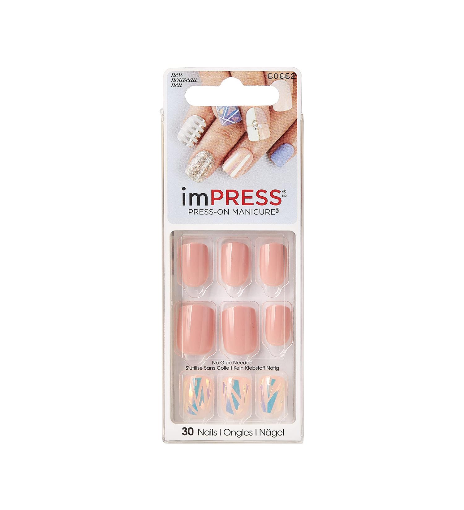 Broadway Impress Shimmer - 1 Pack of 24 High-Quality Nail Tips for Stunning Manicure | International Shipping Available - Buy Online on GoSupps.com