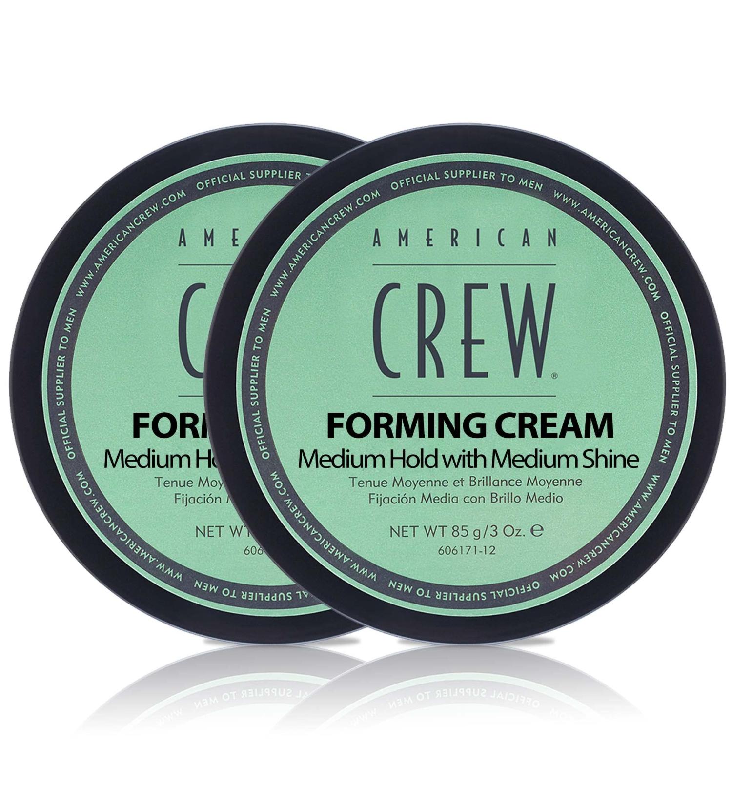 American Crew Men's Hair Forming Cream - Medium Hold & Shine - 3 Oz (Pack of 2) - Buy Online on GoSupps.com