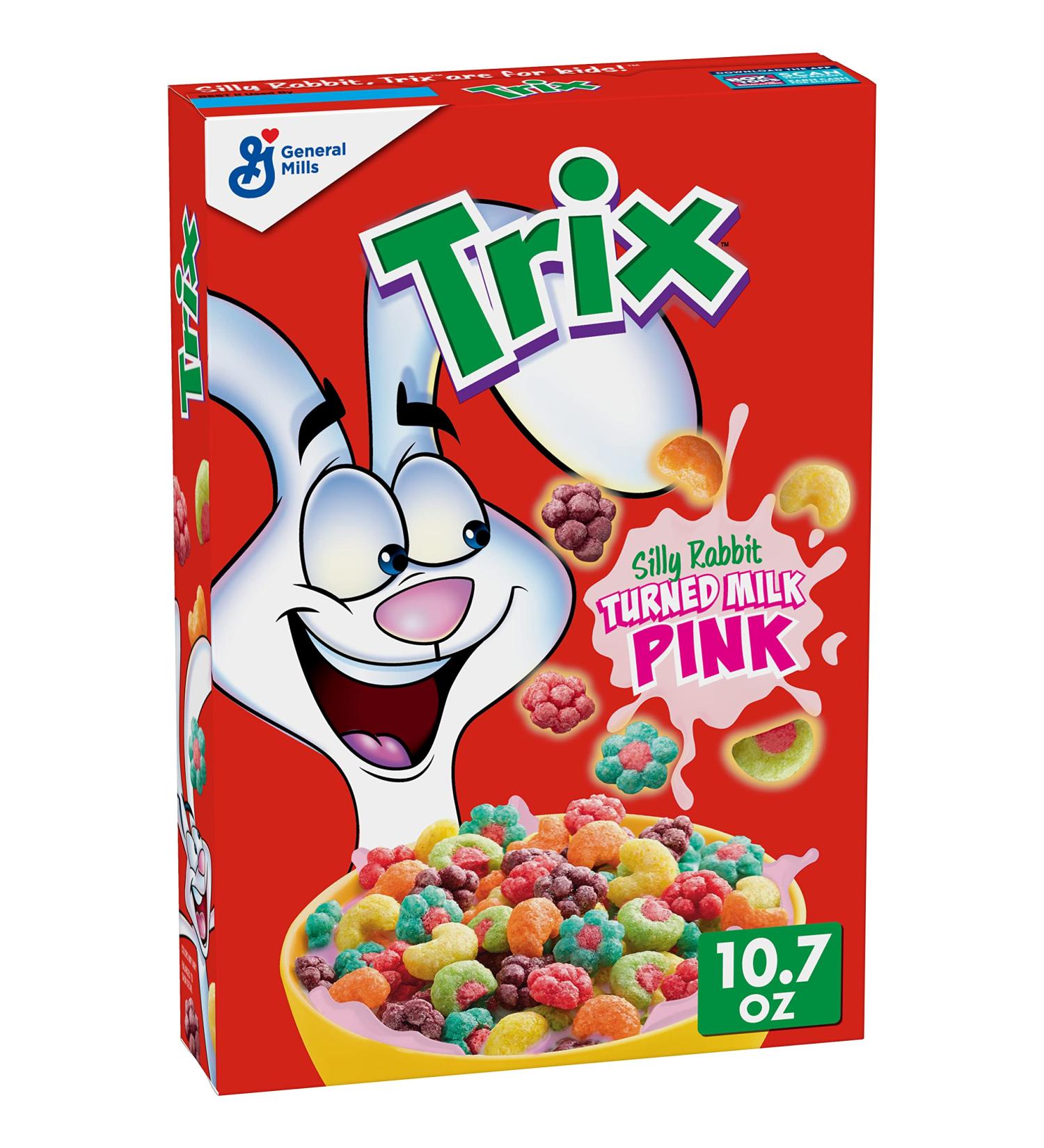 Trix Fruity Breakfast Cereal - 6 Shapes, Whole Grain - 10.7 OZ - Buy Online on GoSupps.com