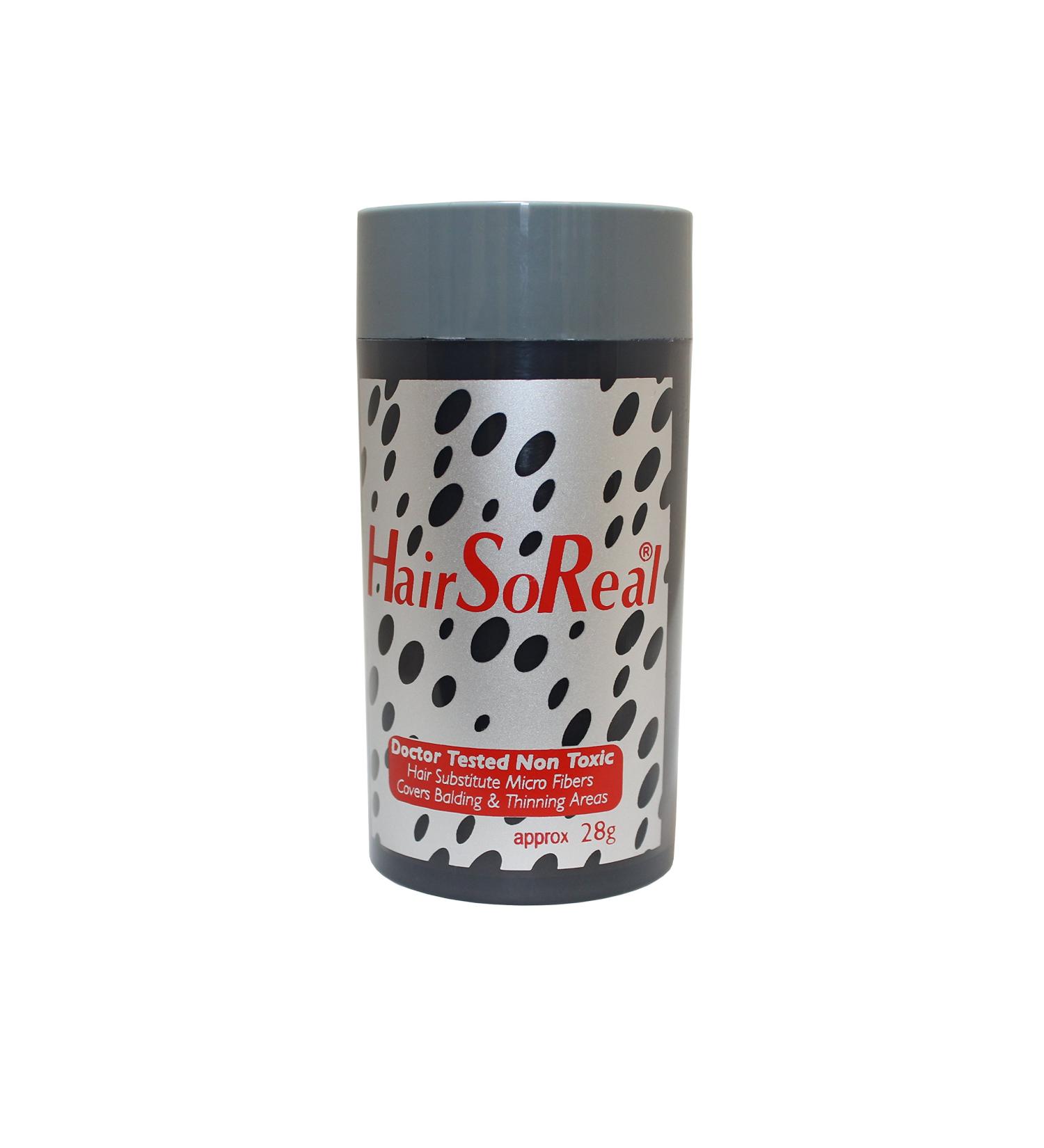 Hair So Real Hair Building Fibres 28g - Medium Brown | Instantly Thicker & Fuller Hair - Buy Online on GoSupps.com