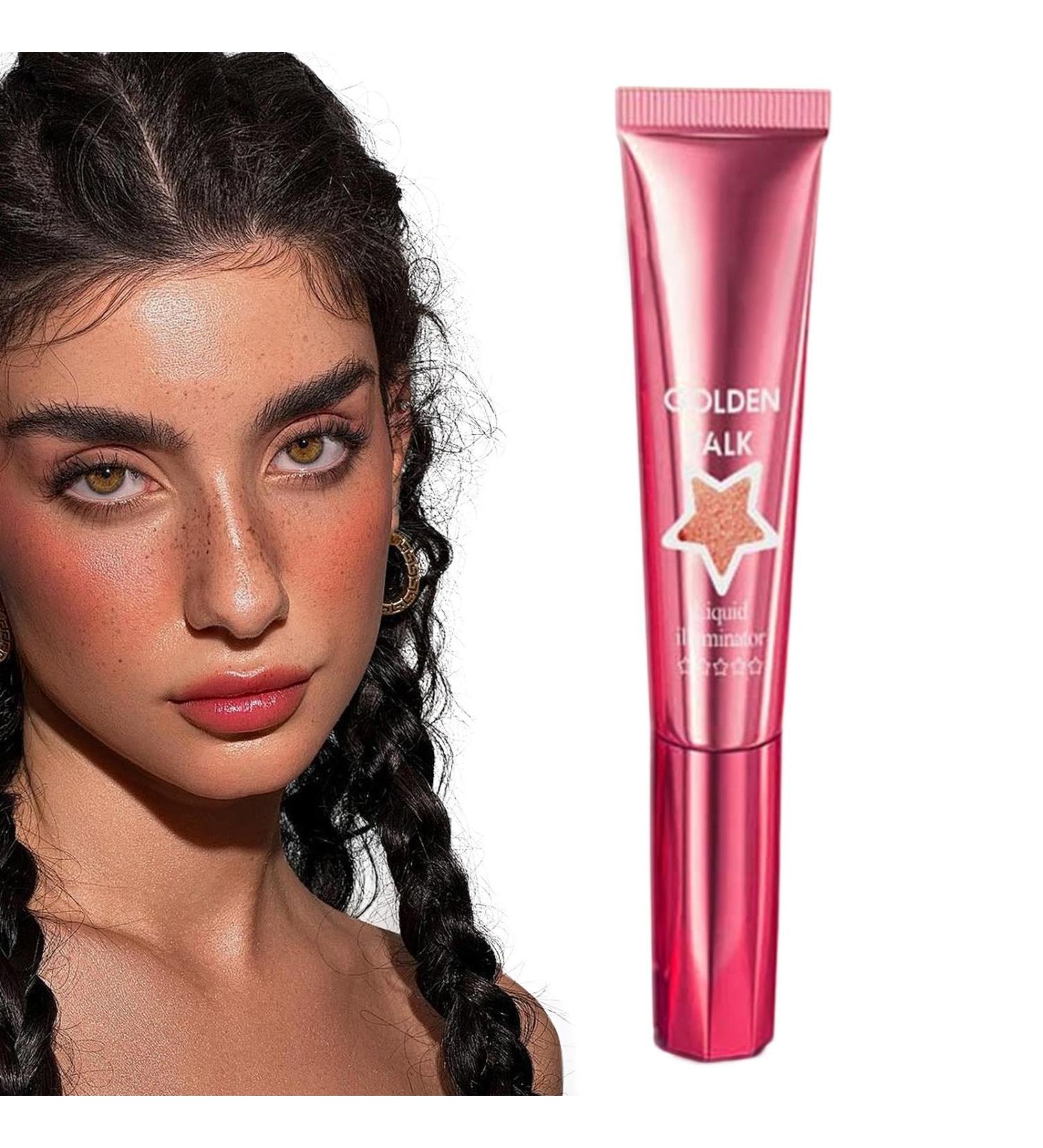 Liquid Highlighter Highlighter Makeup for Face and Body contour stick liquid highlighter makeup 18ml Lightweight Illuminator Makeup Highlighter Cream Long Lasting 03 1 count Pack of 1 - Buy Online on GoSupps.com