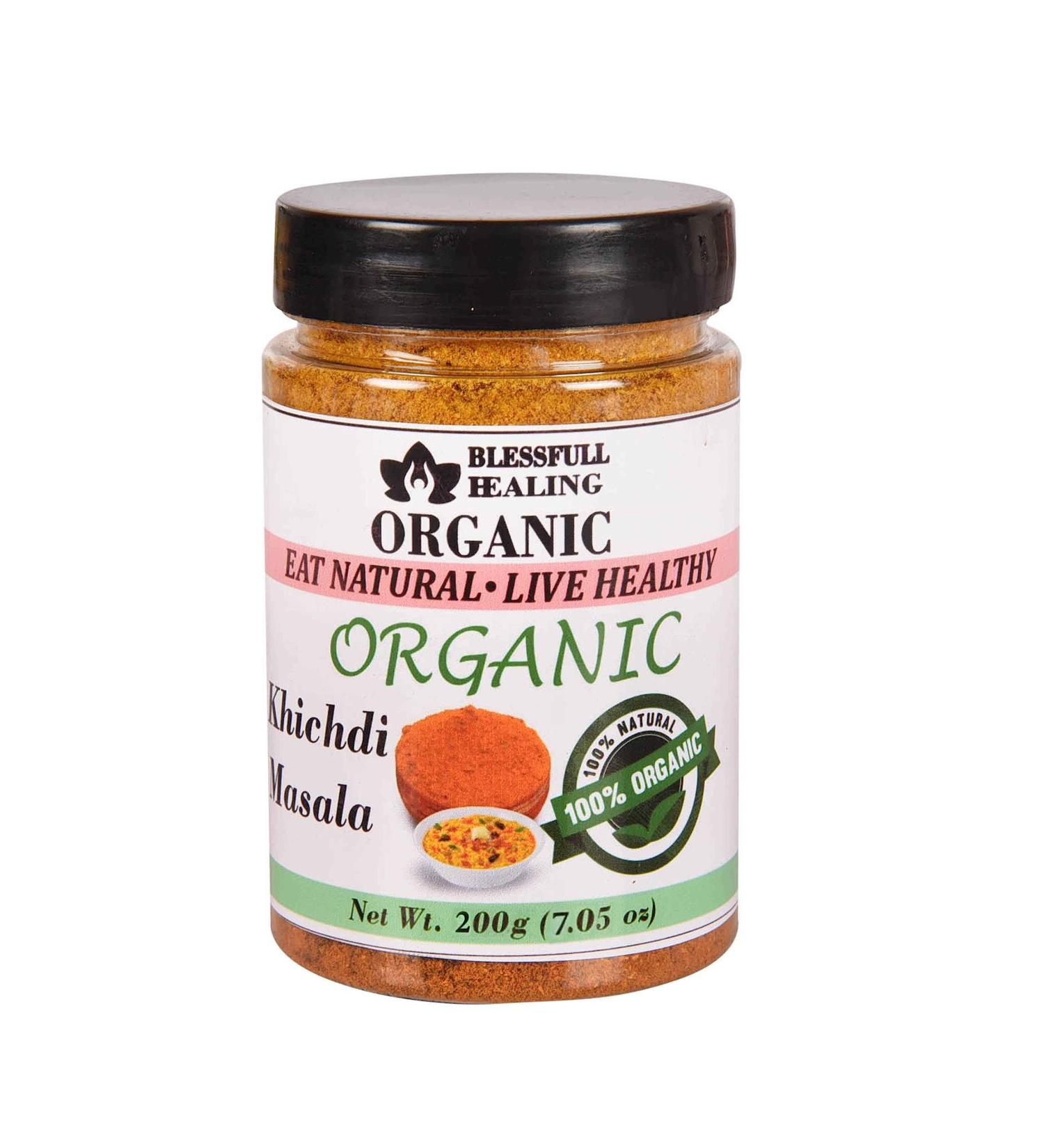 Blessfull Healing Organic Khichdi Masala speling mistak 200 Gram Airtight Container (Packing May Vary) 200 Gram 7.05 oz - Buy Online on GoSupps.com