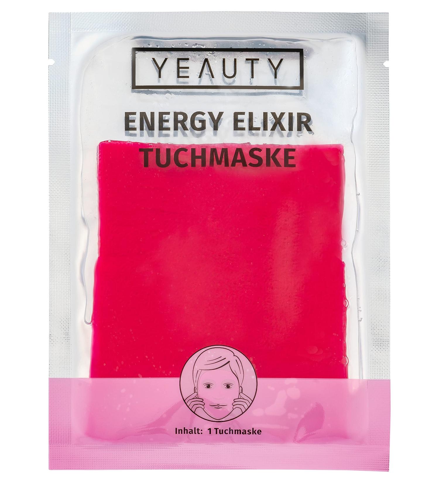 YEAUTY Energy Elixir Sheet Mask 1x 1 piece red