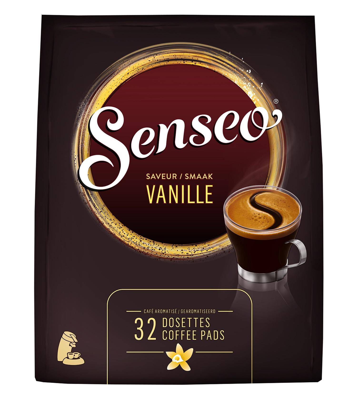  Senseo Senseo Coffee Vanilla Flavour - 160 Soft Pods - Pack of 5 x 32 Pods - Buy Online on GoSupps.com