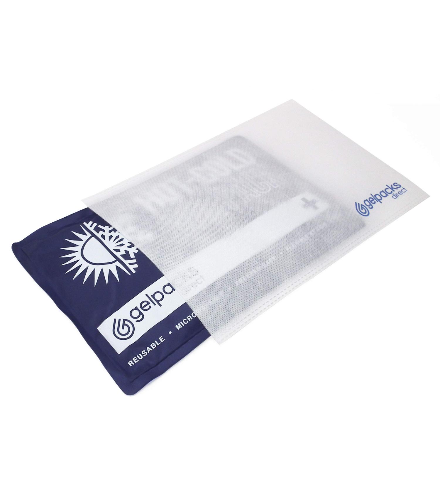Gelpacks Direct Hot Cold Gel Pack (Large 28 x 18 cm) with Non-Woven Sleeve - Ice & Heat Pack for Sports Injuries - Microwavable & Reusable - Buy Online on GoSupps.com