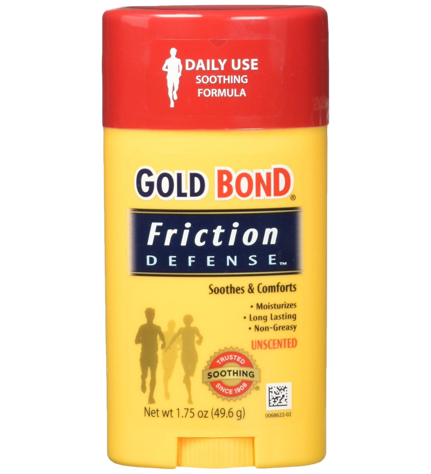 Gold Bond Friction Defense Stick Unscented 1.75 oz (Pack of 3) 1.73 Ounce (Pack of 3)