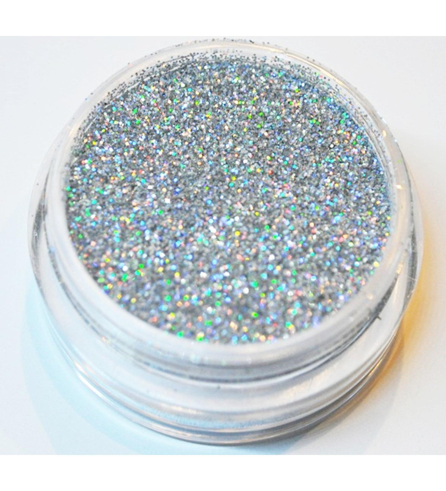 KM-Nails Glitter silver multi 2 5g very fine