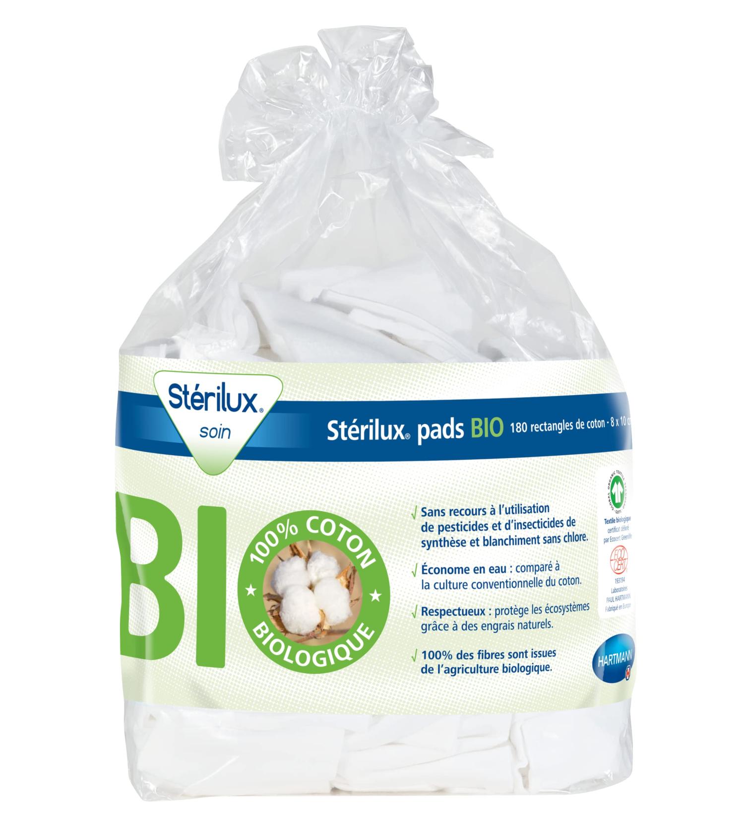 Buy St rilux BIO Pads - Organic Cotton Rectangular Soft & Lint-Free - 180 Pieces | International Shipping Available - Buy Online on GoSupps.com