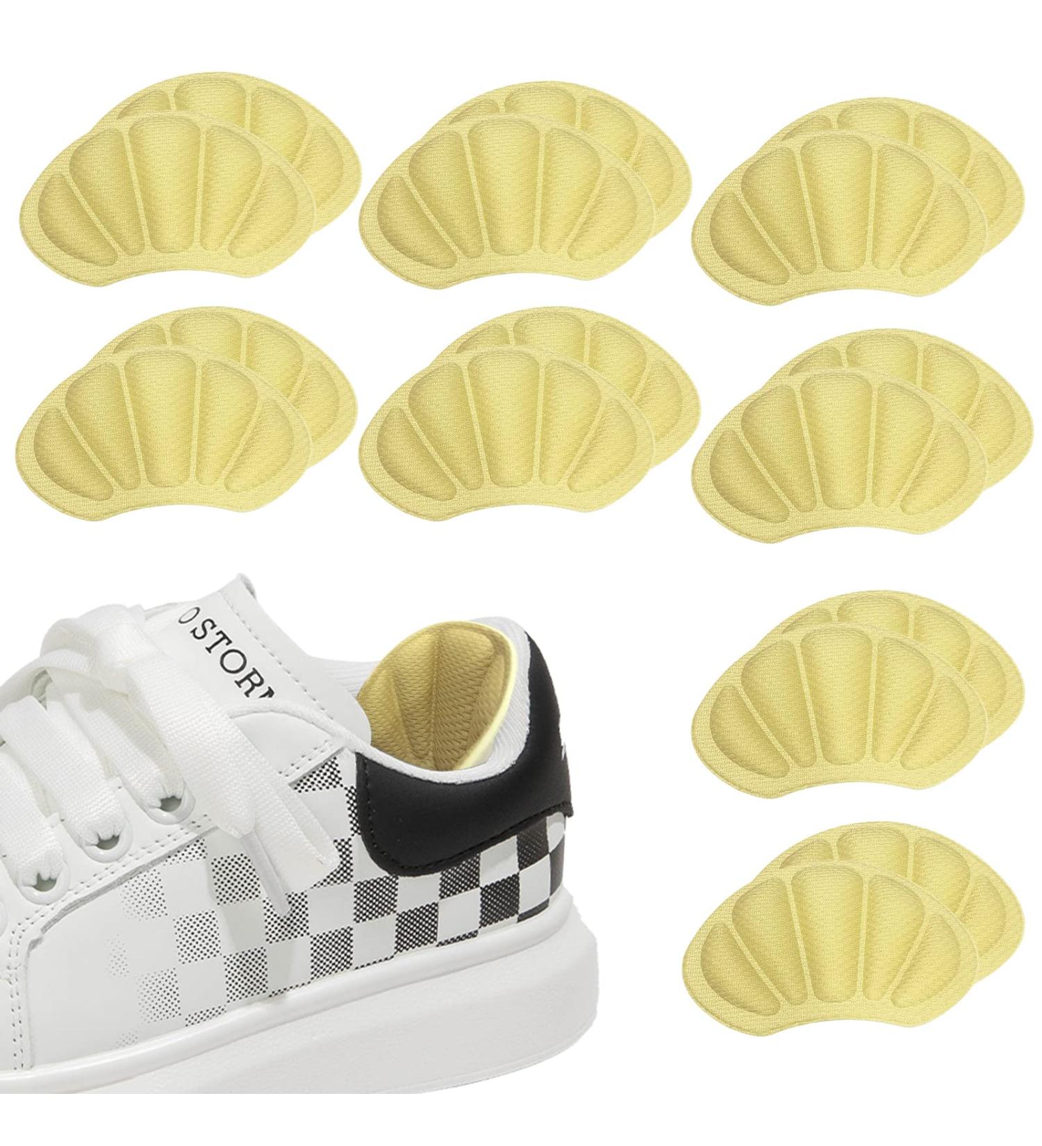 8 Pairs Strong Sticky Back Heel Grips - Prevent Slipping and Rubbing - Yellow - Buy Online on GoSupps.com