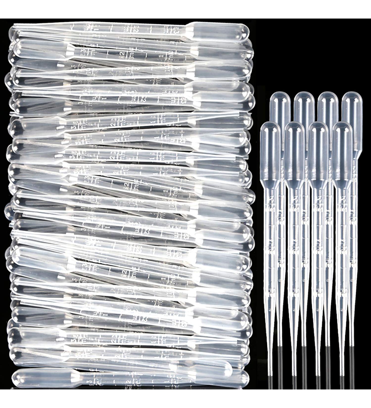 150PCS 3ML Disposable Plastic Transfer Pipettes Eye Dropper for Essential Oils, Makeup Tool & Science Lab - Buy Online on GoSupps.com