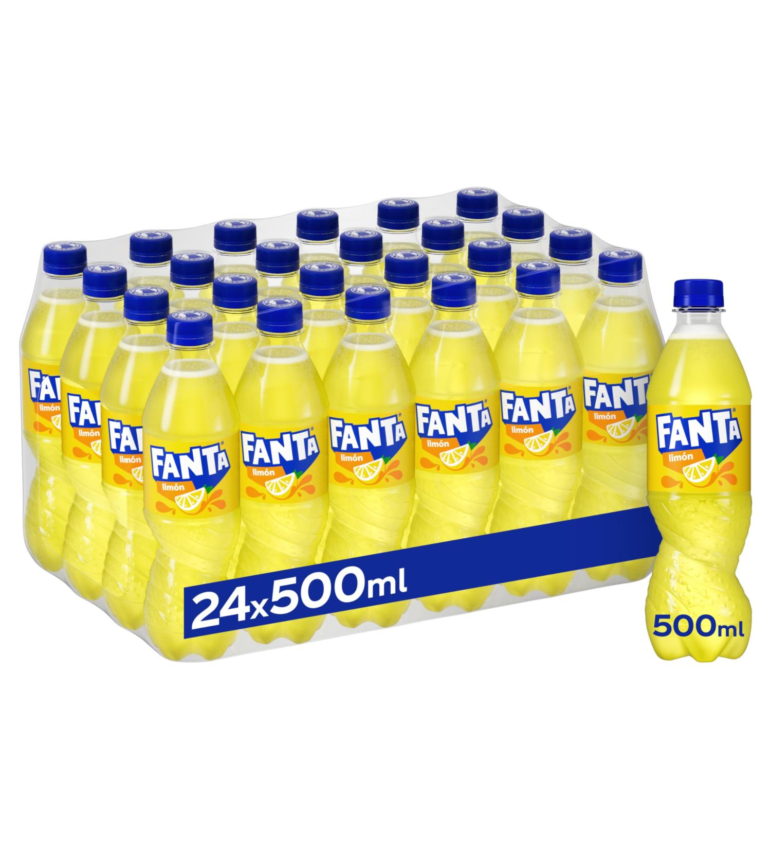 Fanta Lot de 24 bouteilles de citron 500 ml