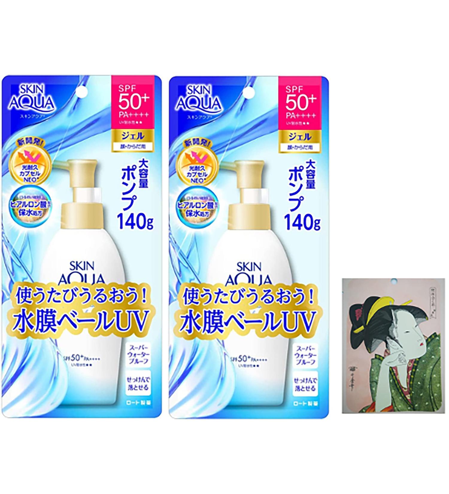 Skin Aqua Super Moisture Gel Pump SPF50+ PA++++ 140g - Buy Online on GoSupps.com