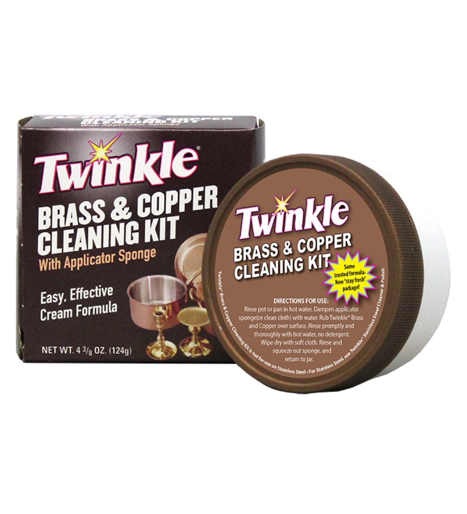 Twinkle Brass Copper Cleaning Kit - Professional Grade Polishing Solution - Buy Online on GoSupps.com