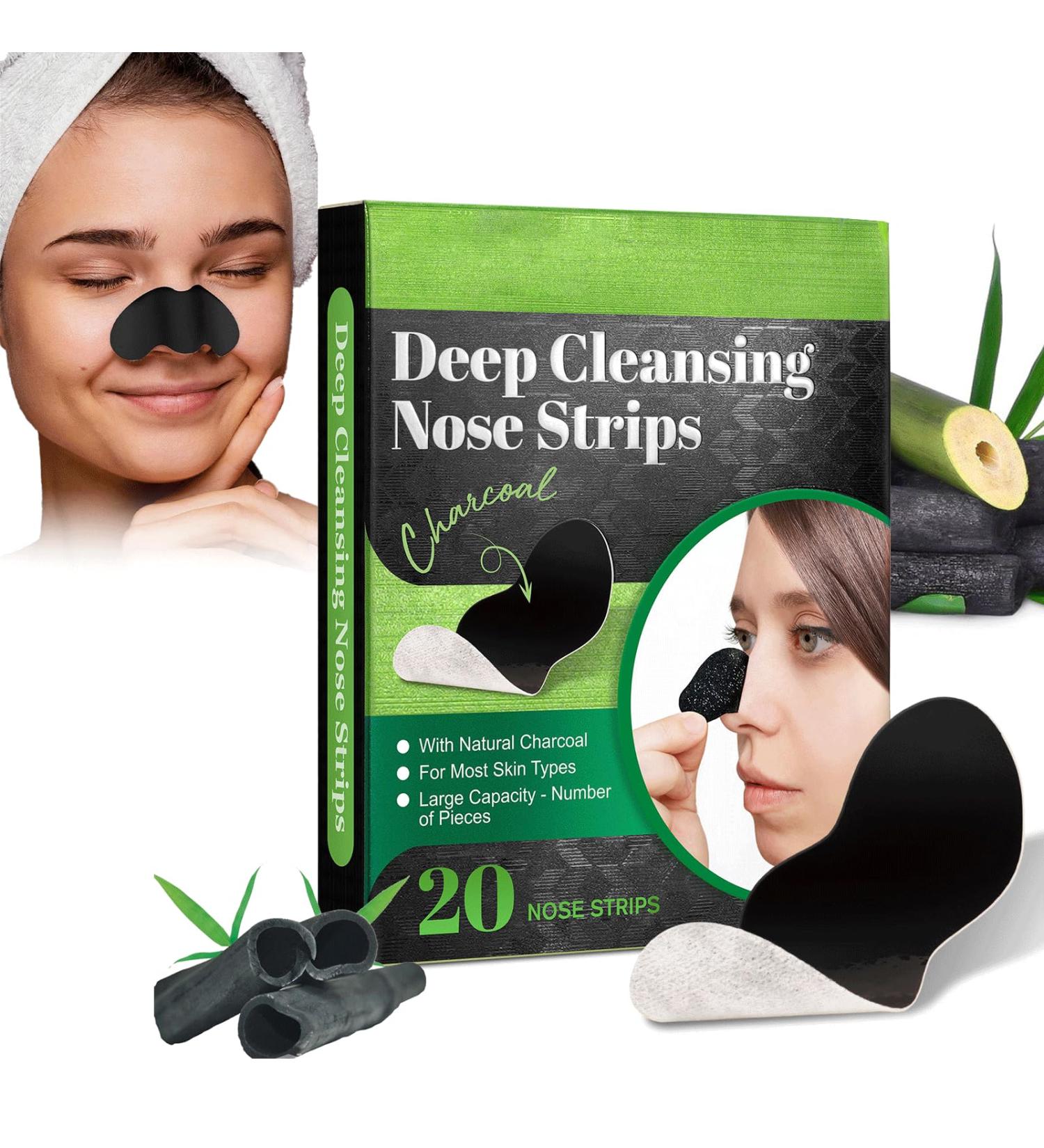 Nose Strips 20 Pcs for Blackheads - Deep Cleansing Pore Strips for Men & Women - Blackhead Remover - Buy Online on GoSupps.com