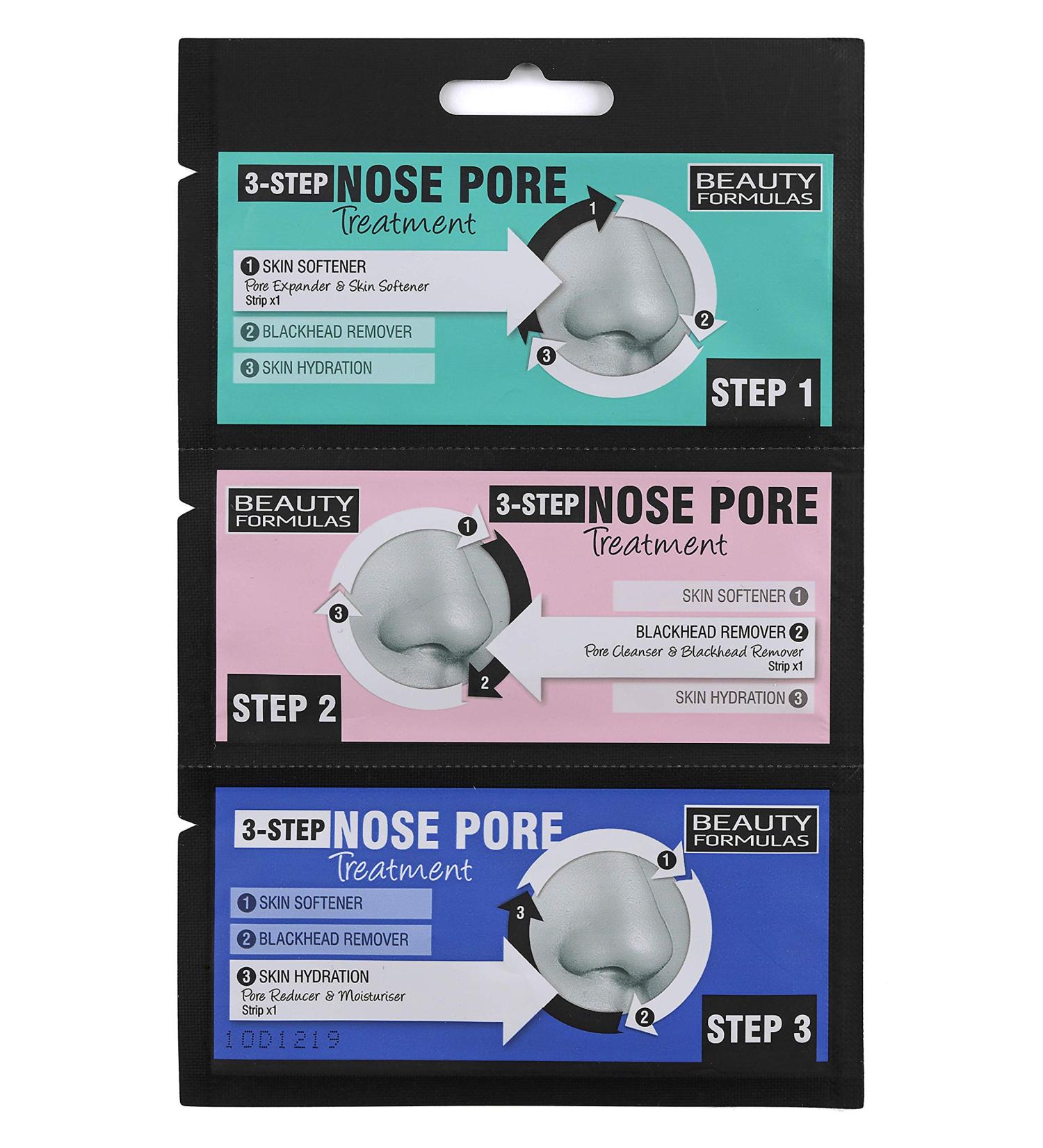 Beauty Formula 3 Step Nose Pore Treatment 1