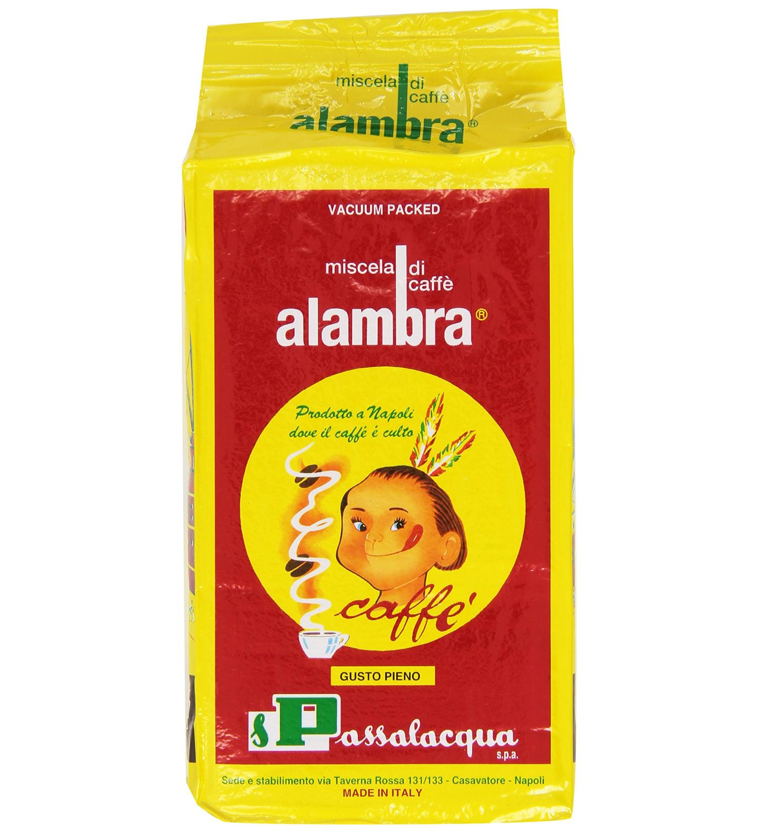 Passalacqua Caf Moulu Alambra Arabica 30%/Robusta 70% 250 g - Buy Online on GoSupps.com