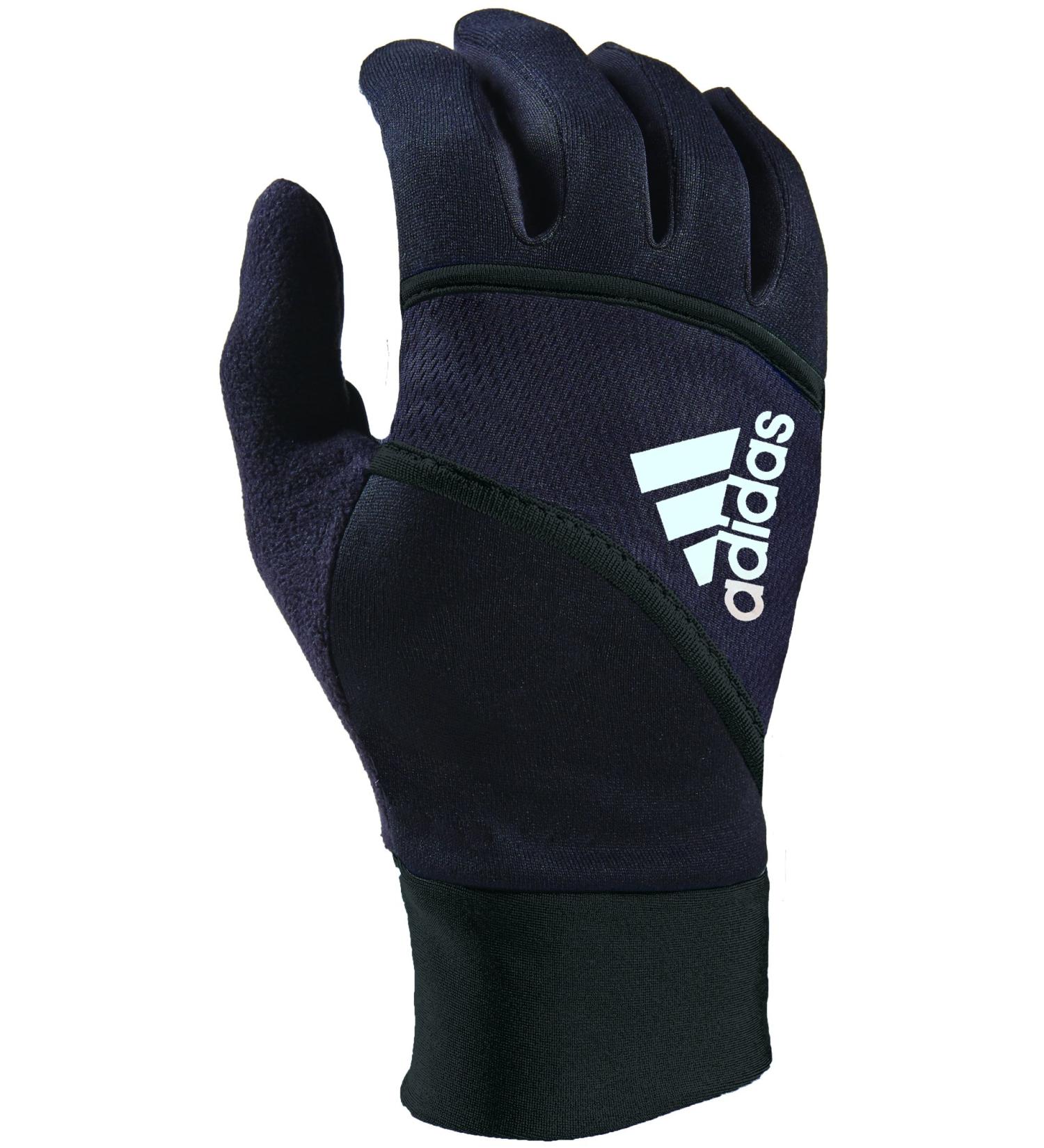 adidas Winter Performance Dash Gloves - Medium/Large Dash 2.0 (Black/White) | Multiple Touchscreen Conductivity Points - Buy Online on GoSupps.com