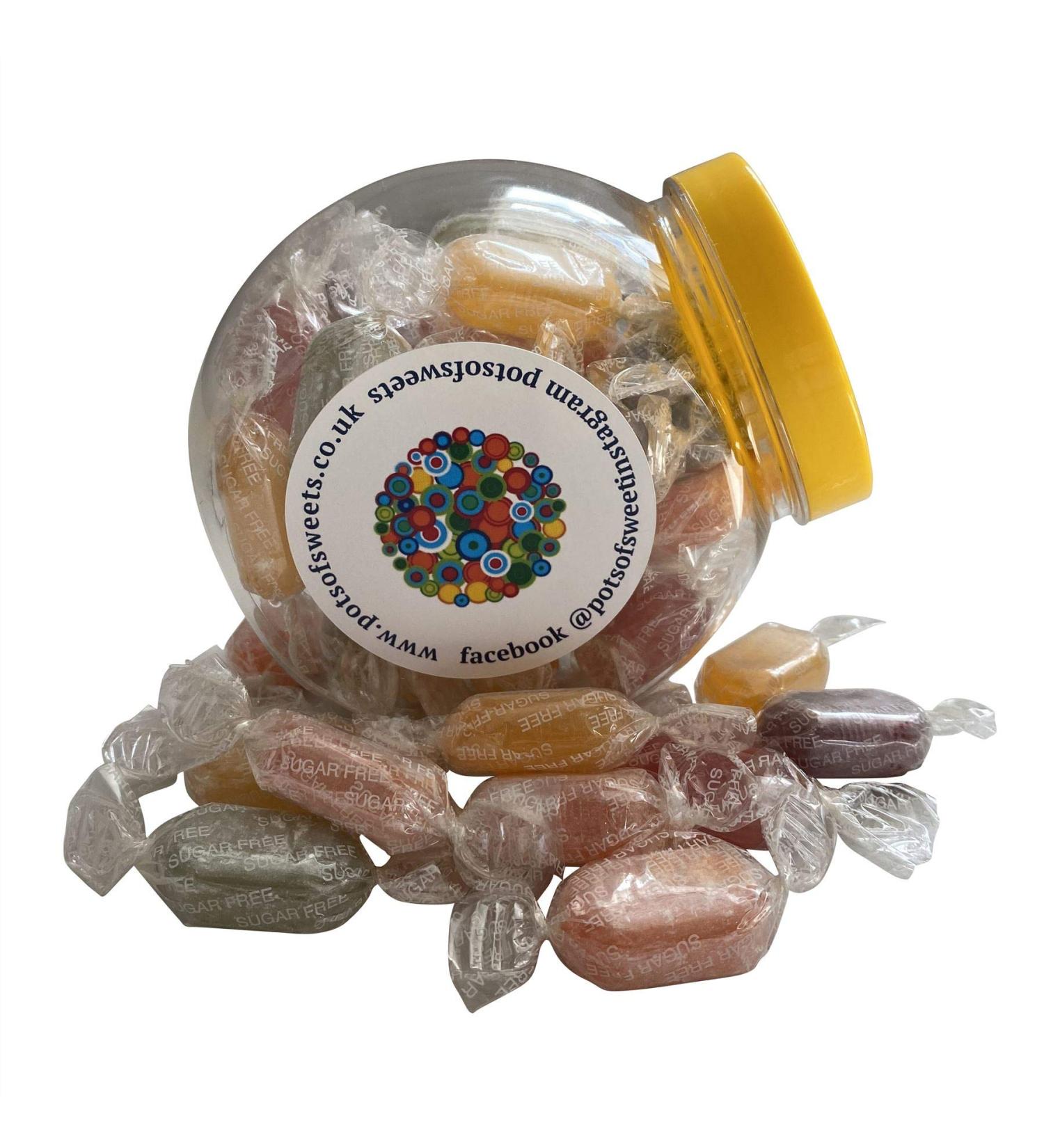 300g Cookie Jar of Stockleys Sugar Free Fruit Drops