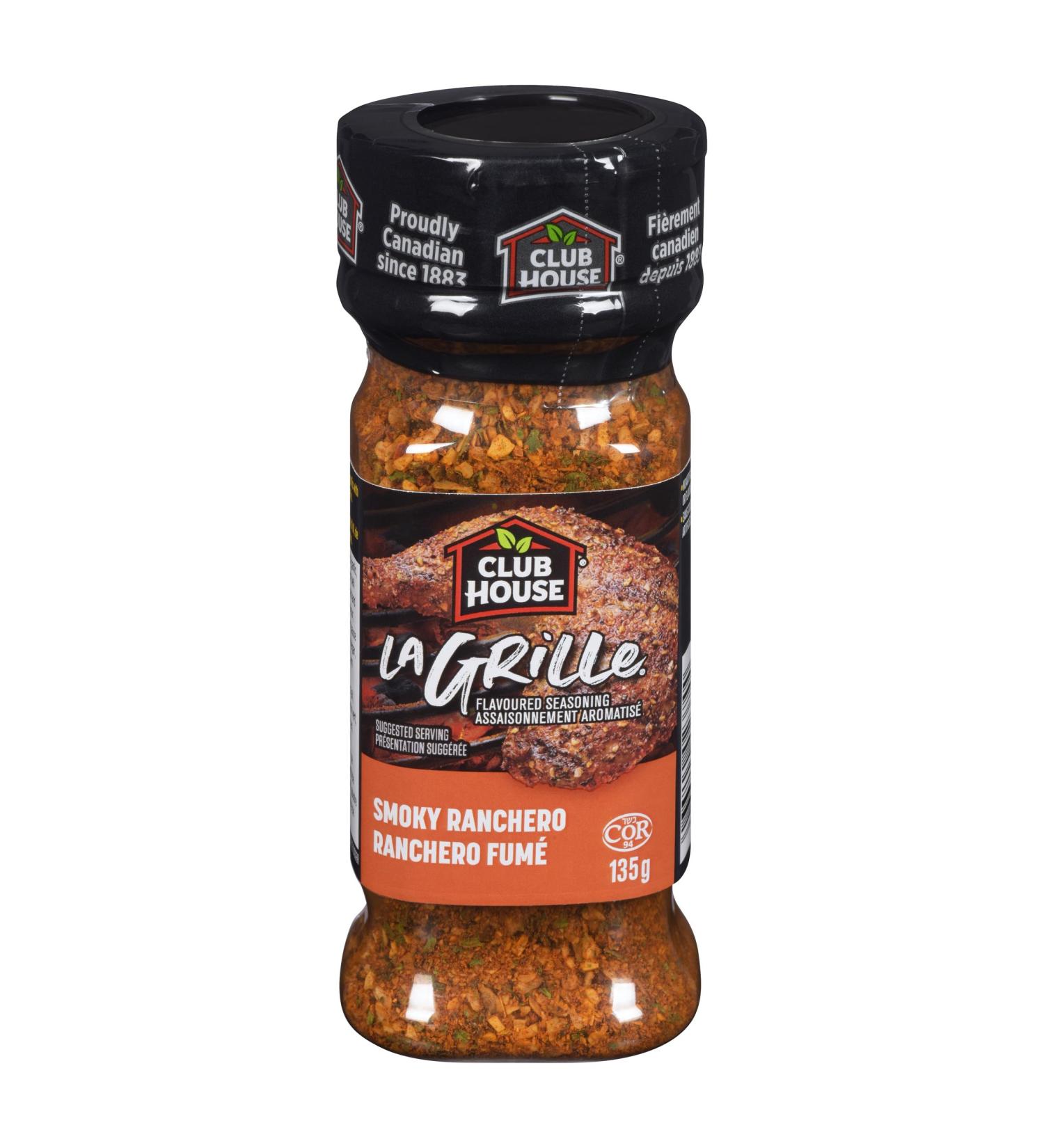 Club House La Grille Grilling Made Easy Smoky Ranchero Seasoning 135g - Buy Online on GoSupps.com