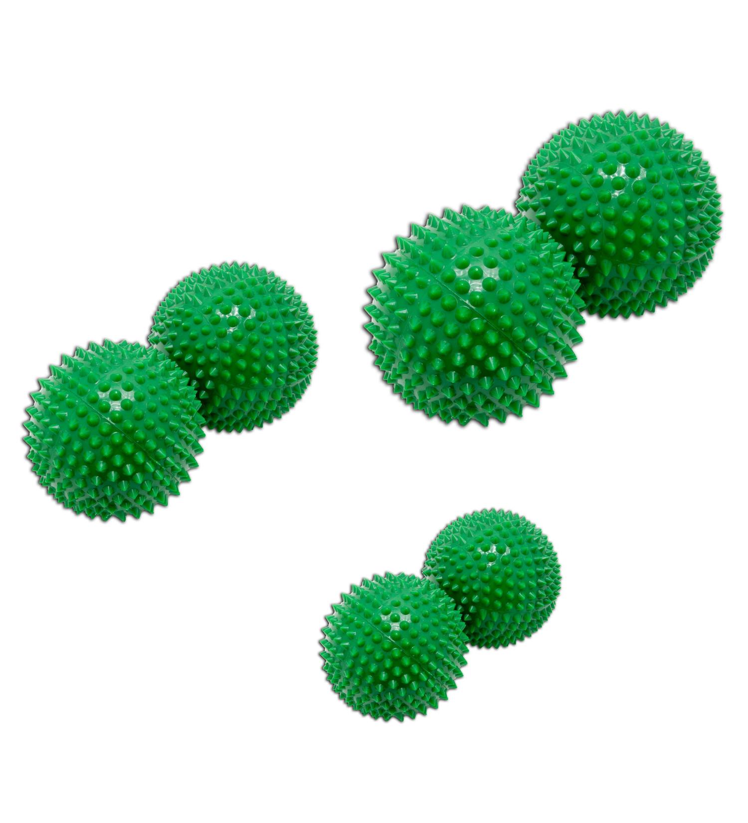 Magnet acupuncture massage balls | 3x2 sets | approx. 32mm 45mm 55mm (Green | 32mm 45mm 55mm )