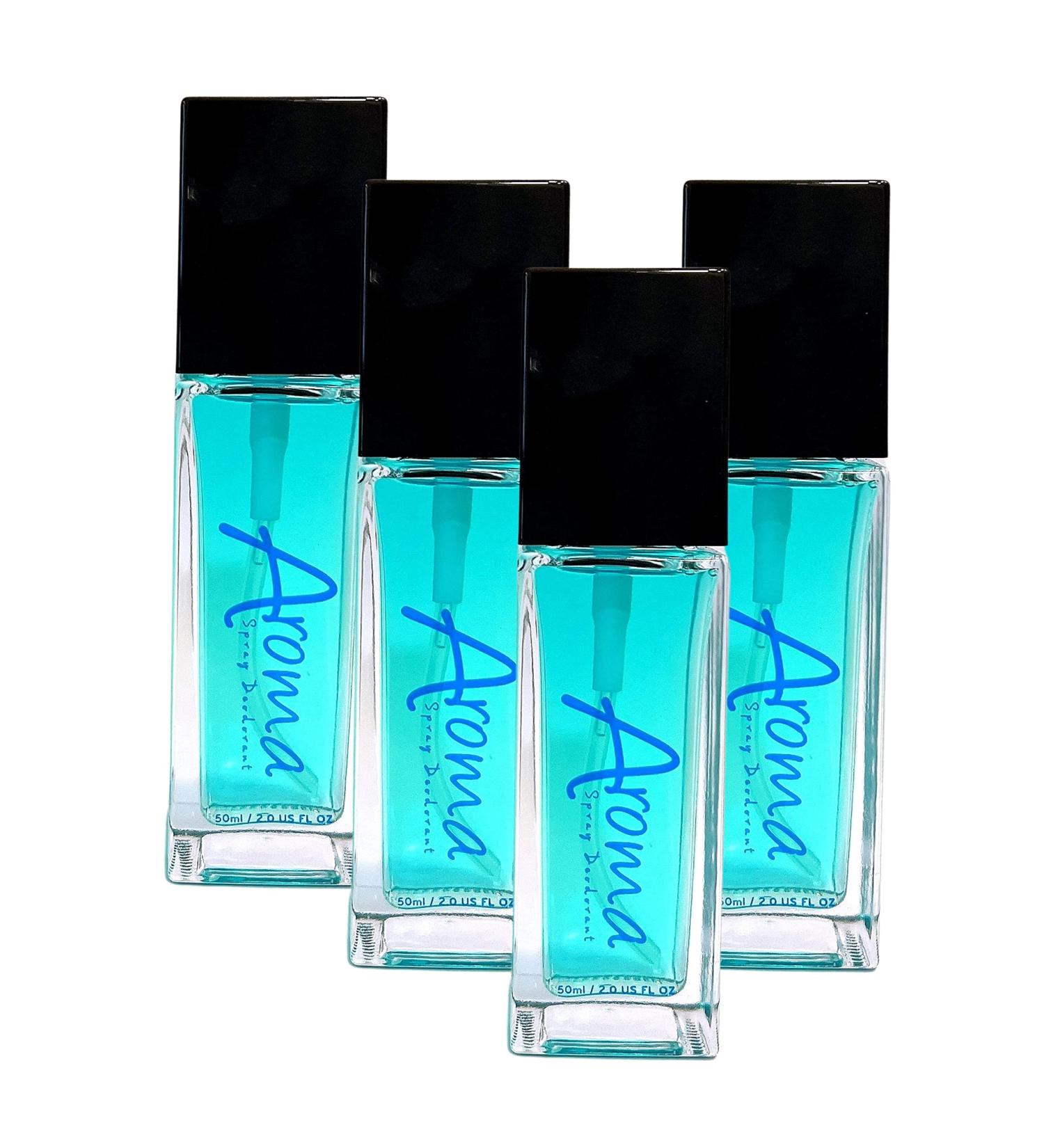 Buy (4 Pack) AROMA Spray Deodorant - 24 Hour Freshness Stain-Free & Sweat Protection | 50ml/2.0 FL OZ - International Shipping Available - Buy Online on GoSupps.com