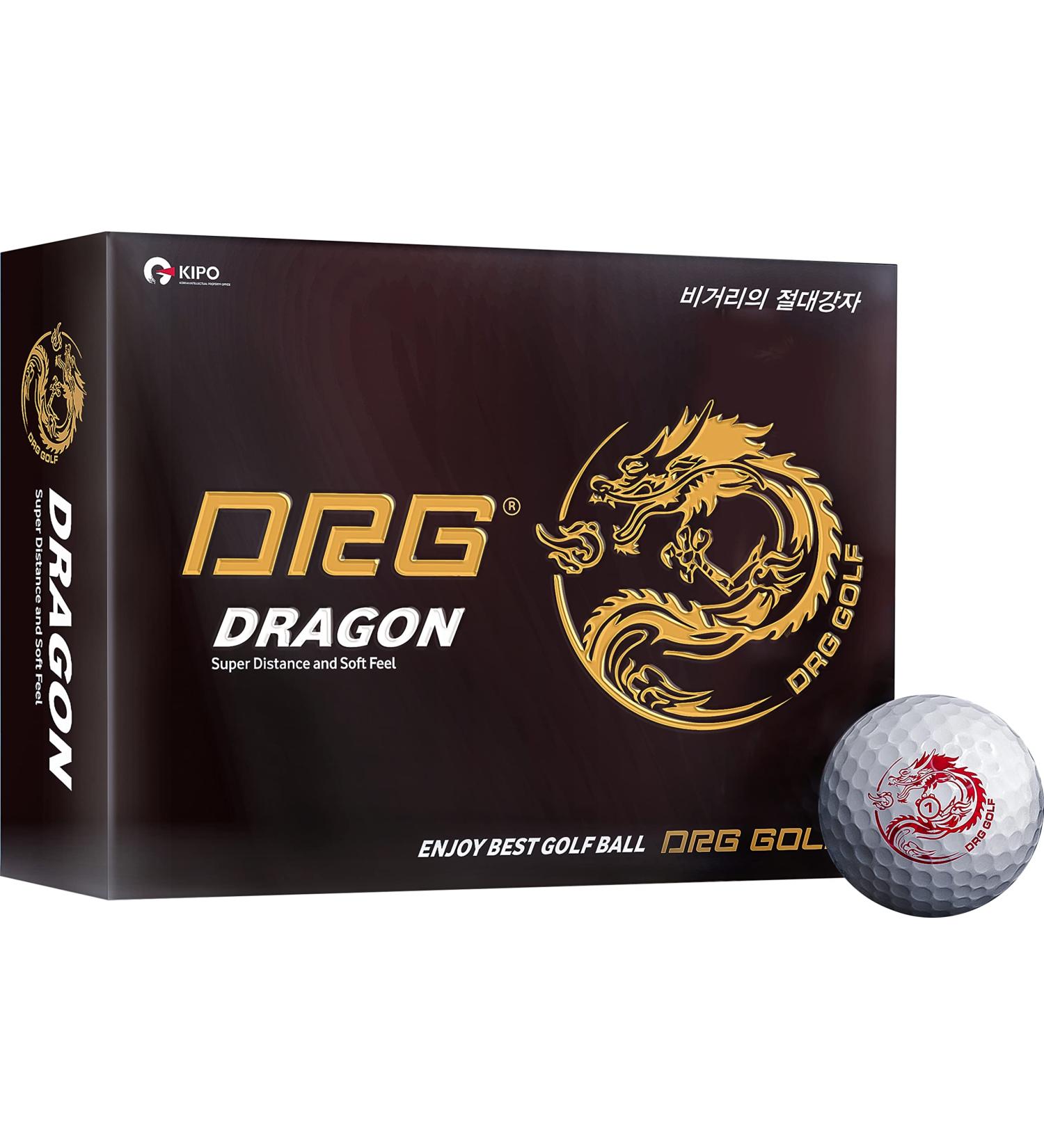 DRG Dragon Super Distance Golf Balls - 12 Pack - Buy Online on GoSupps.com