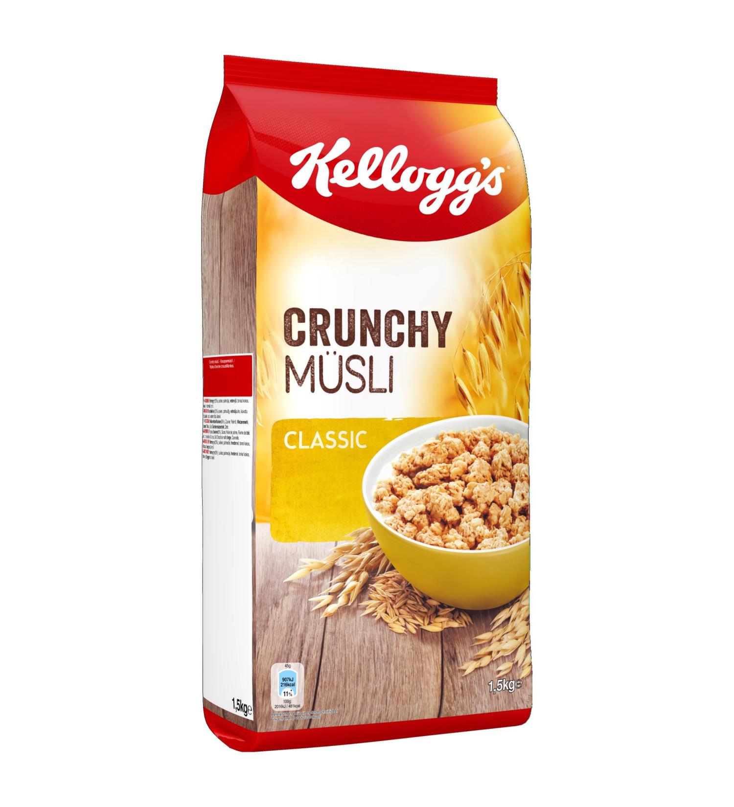Kellogg's Classic Crunchy Granola 1.5kg - Buy Online on GoSupps.com