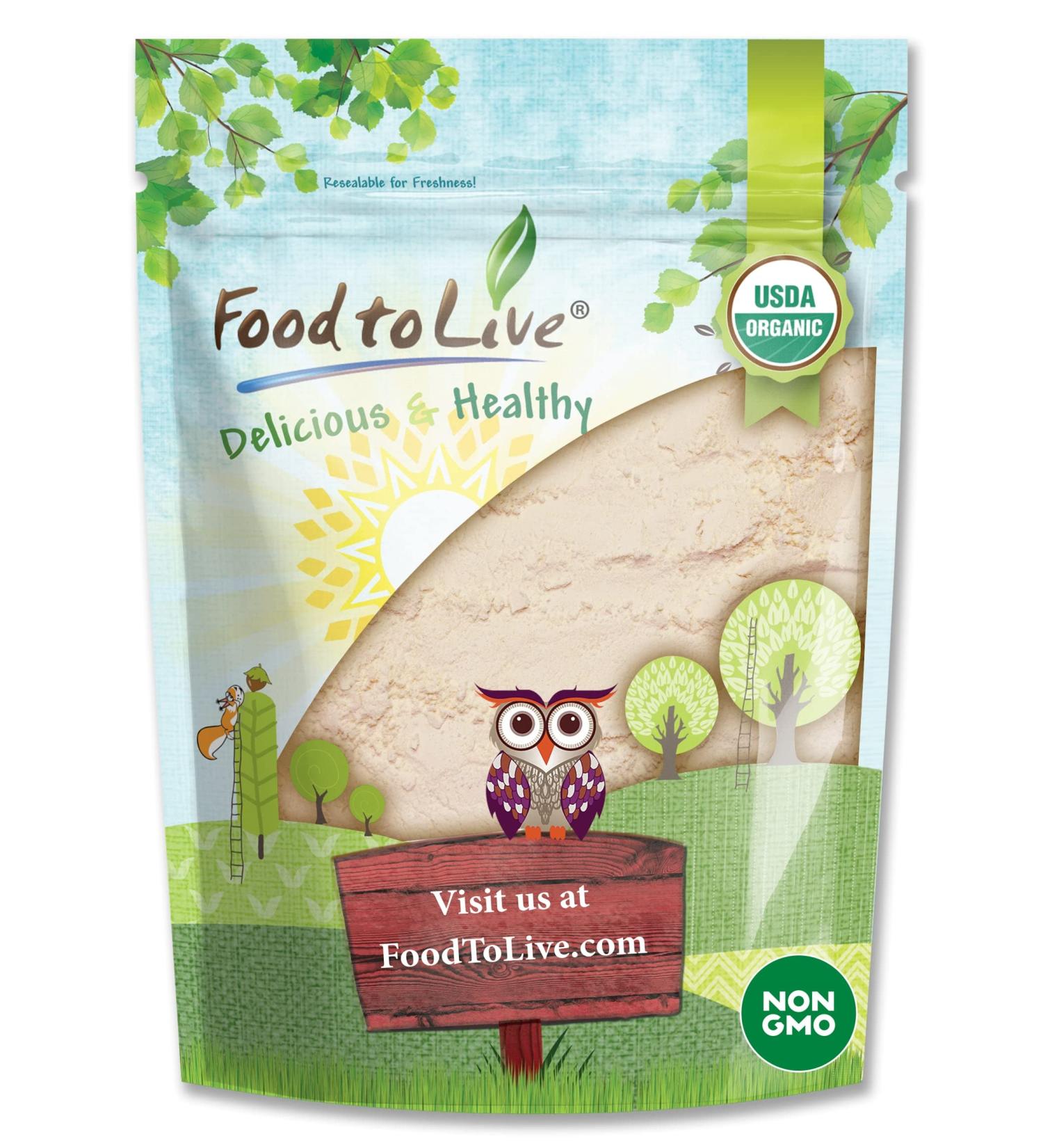 Organic Coconut Flour 2 Pounds - Non-GMO, Kosher, Raw, Vegan - Ideal for Baking - Unsweetened & Unrefined - Fine Powder, Bulk Packaging - Buy Online on GoSupps.com
