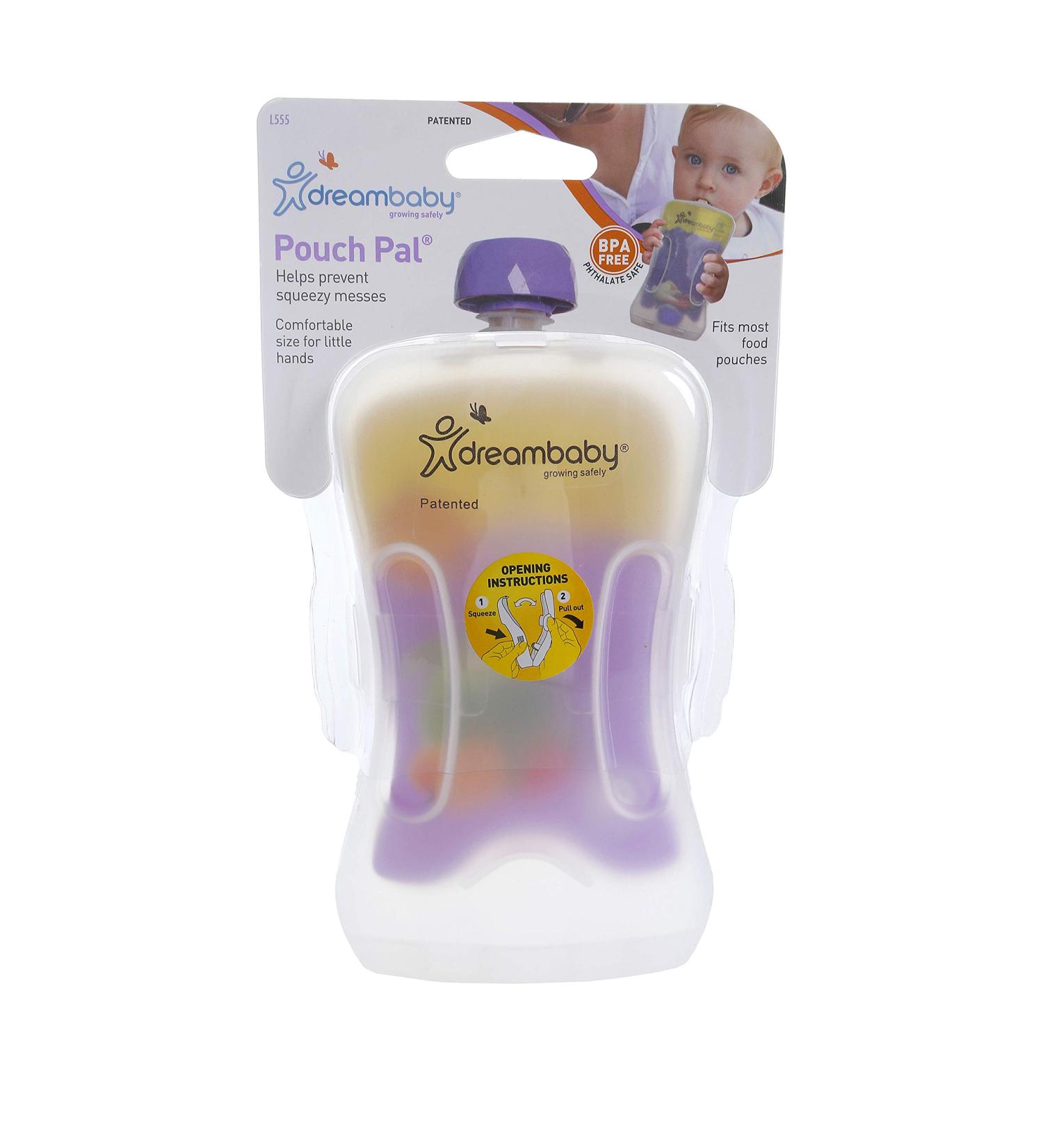 Dreambaby Pouch Pal - Clear | Securely Holds Baby Food Pouches | Easy Feeding Solution - Buy Online on GoSupps.com