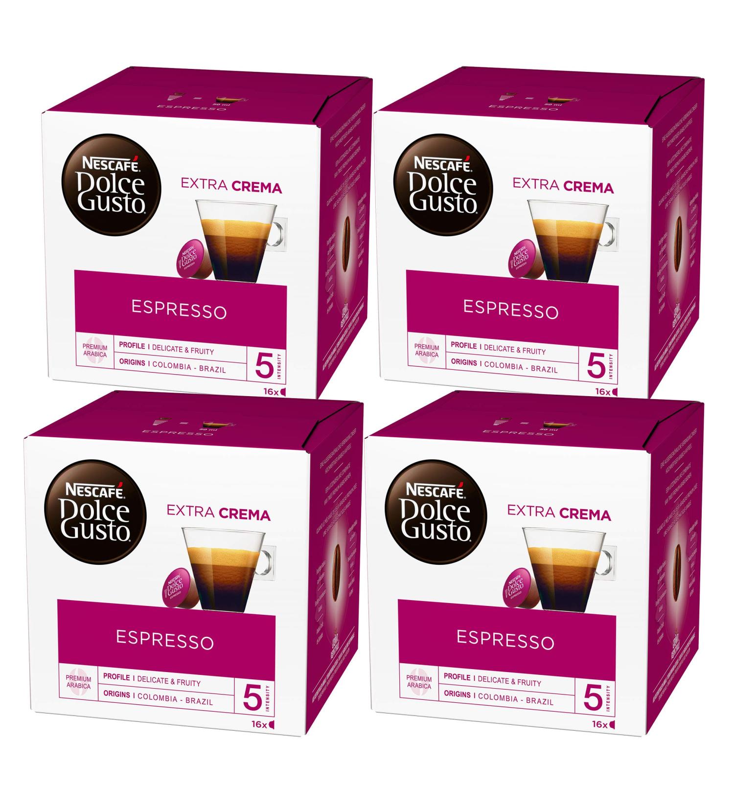 Nescaf Dolce Gusto Espresso Pack of 4 4 x 16 Capsules - Buy Online on GoSupps.com
