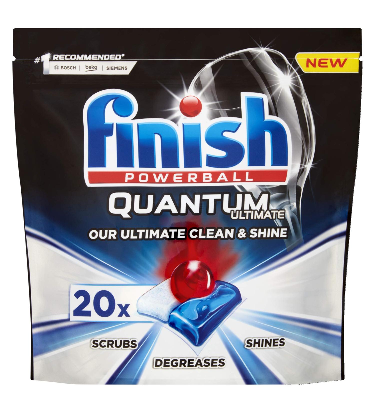 Finish Quantum Ultimate Dishwasher Tablets Regular 280 g 20 Tablets - Buy Online on GoSupps.com