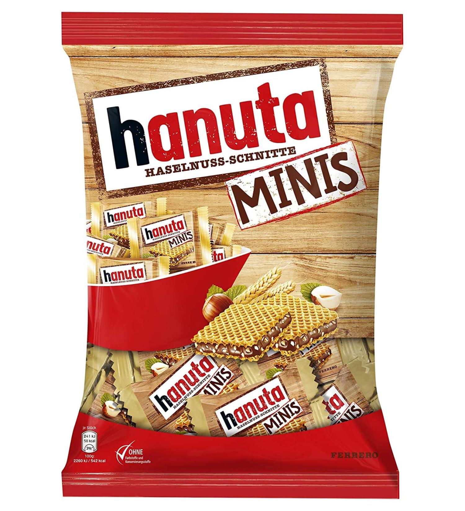 1x HANUTA MINIS in a bag 200 g - Sweets Food