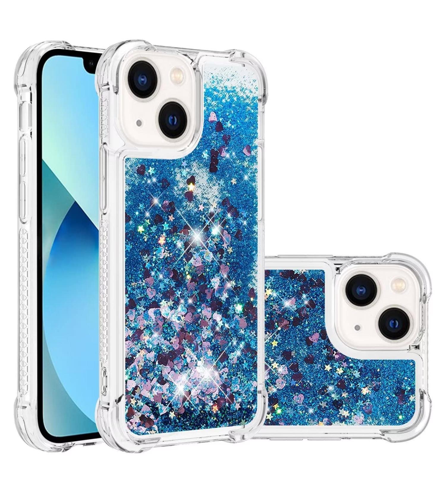 Tivenfezk Nadoli Glitzer Treisand Shell for iPhone 15 Plus | Shockproof Transparent TPU Bumper Case | International Shipping Available - Buy Online on GoSupps.com