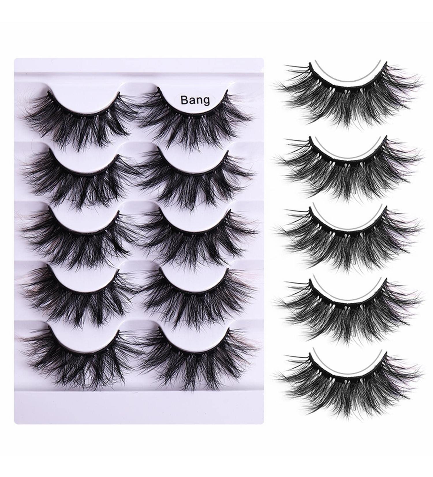 Eyelashes Artificial Lashes 5 Pairs Colourful Fried False Eyelashes Multi-Layered Thick Cross Imitation Mink Eyelashes Dramatic Long and Thick Curly Artificial (A One Size) 1 count (Pack of 1) a - Buy Online on GoSupps.com